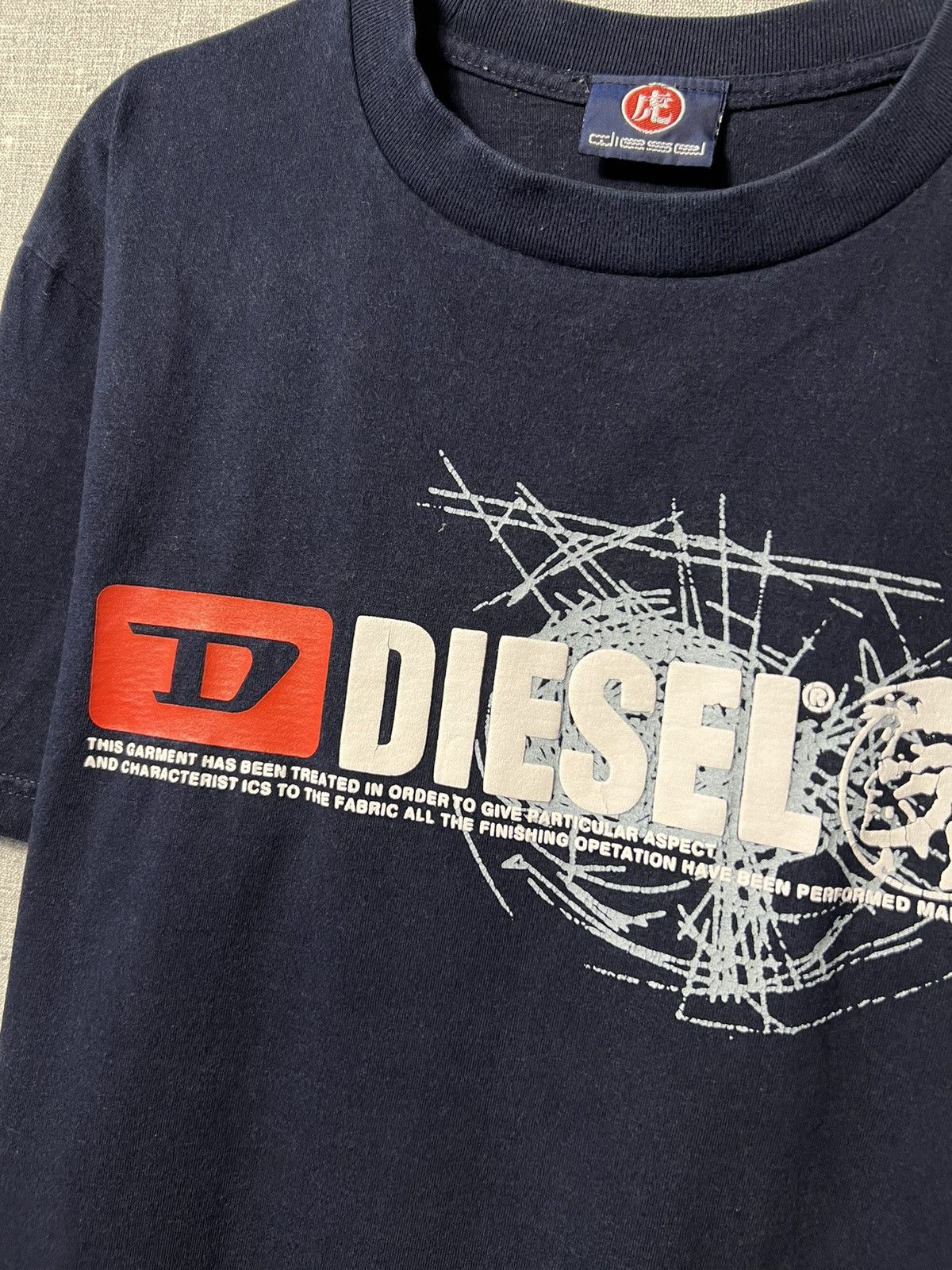 Diesel Y2K Diesel Spellout Script Logo Vintage T Shirt Rare Size US M / EU 48-50 / 2 - 3 Thumbnail