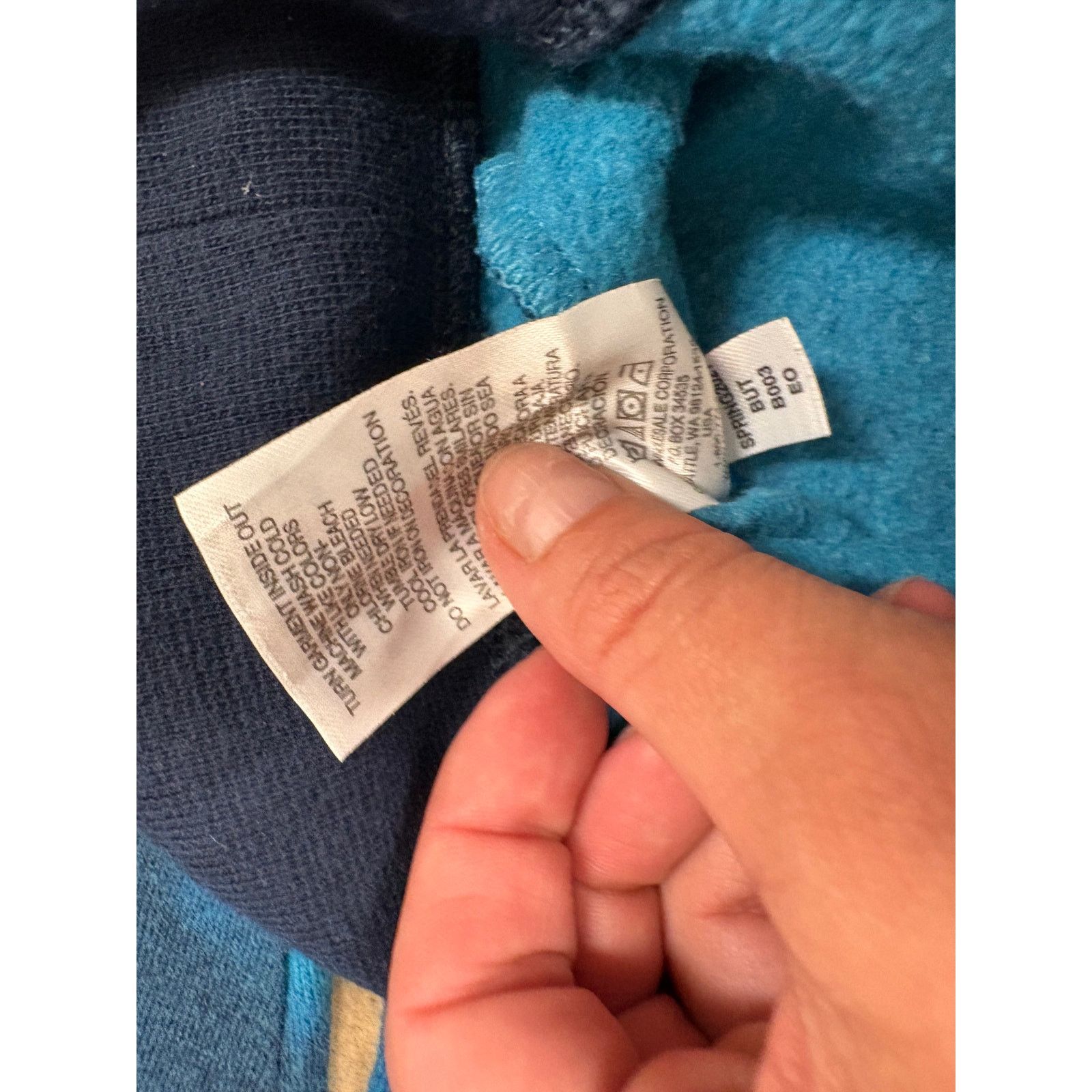 Champion Champion Blue Tie-Dye Hoodie (Modern Streetwear) L Size US L / EU 52-54 / 3 - 11 Thumbnail