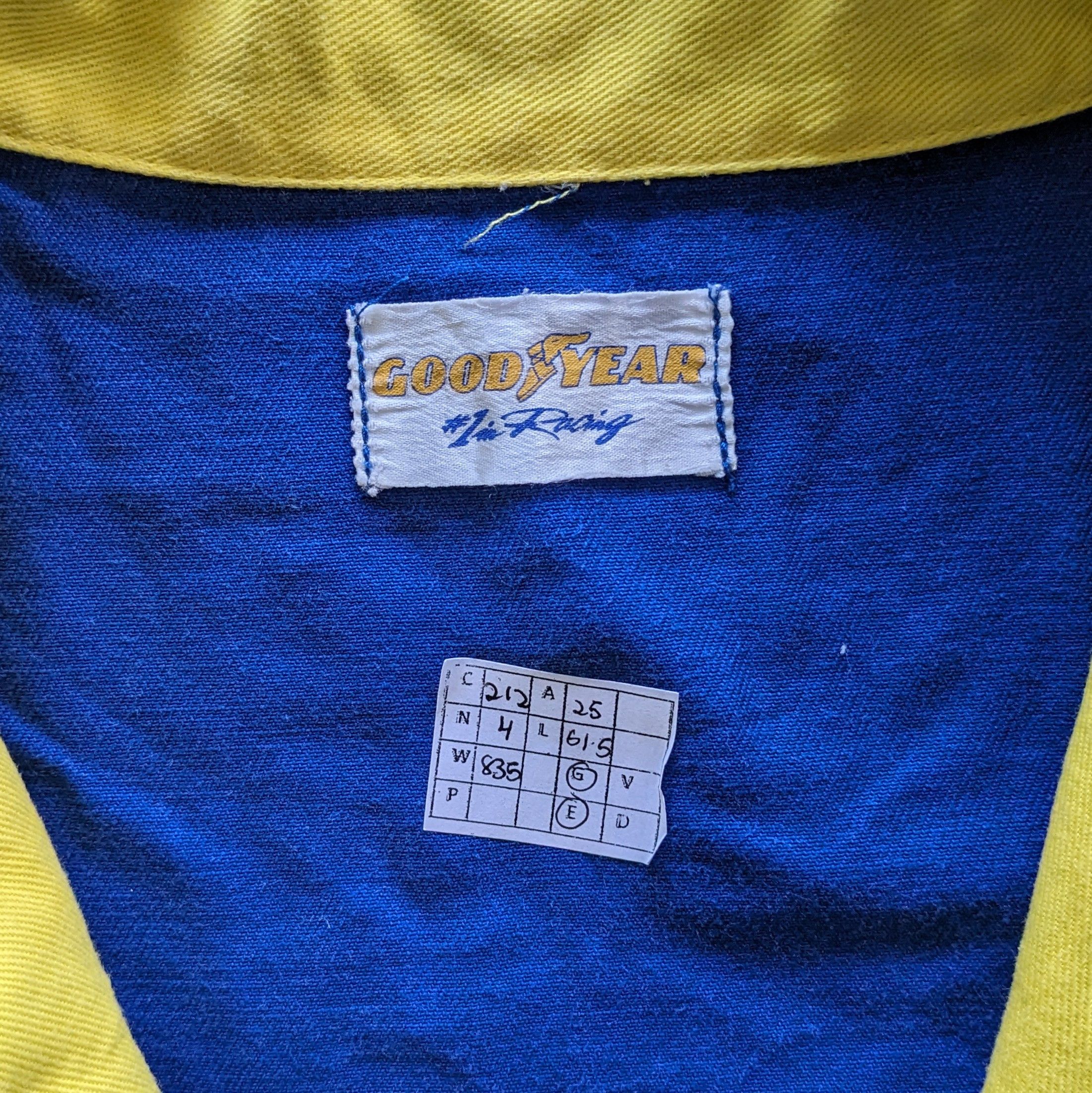 Vintage Vintage GOODYEAR Racing Coverall Workwear Jacket Size US XL / EU 56 / 4 - 8 Thumbnail
