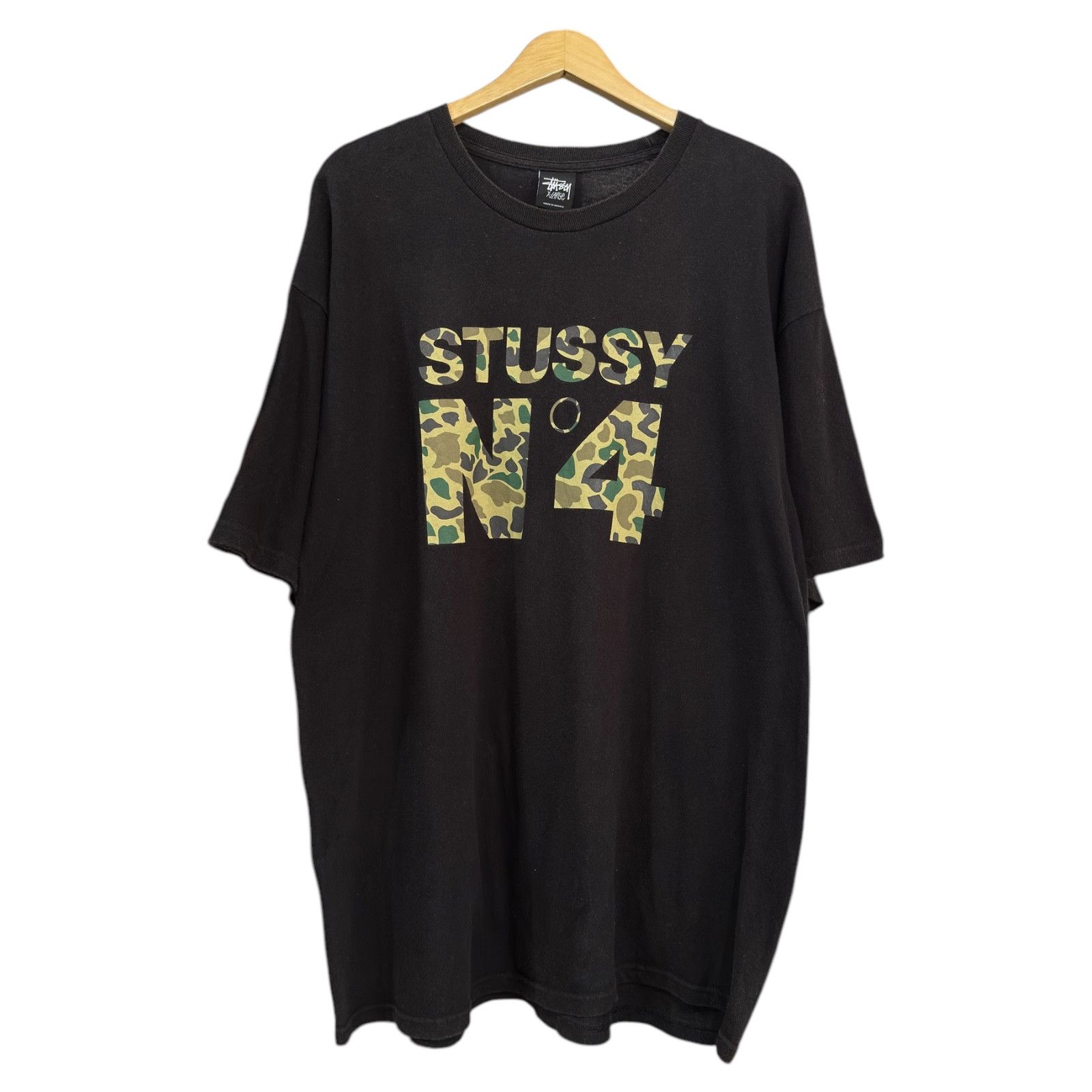 Stussy × Vintage Stussy Number 4 Leopard Logo Size US XL / EU 56 / 4 - 1 Thumbnail