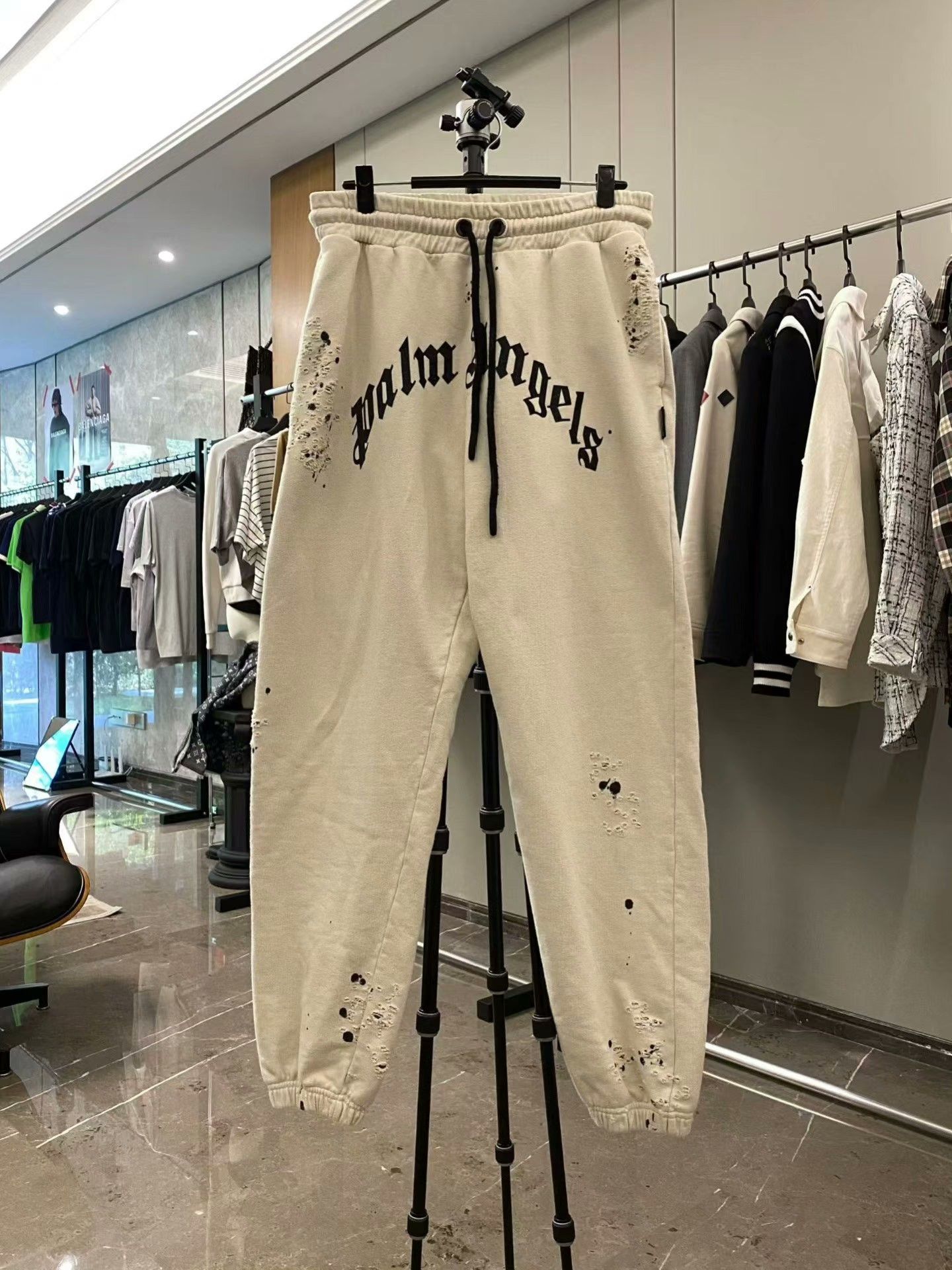 Palm Angels Palm Angels Brown Casual Pants L Men Size US 34 / EU 50 - 1 Thumbnail
