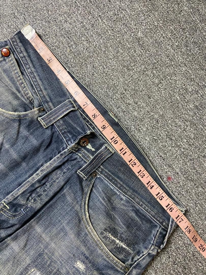 Evisu 🔥Vintage EVISU & PUMA Distressed Denim Jeans 🔥 (135) Size US 34 / EU 50 - 11 Thumbnail