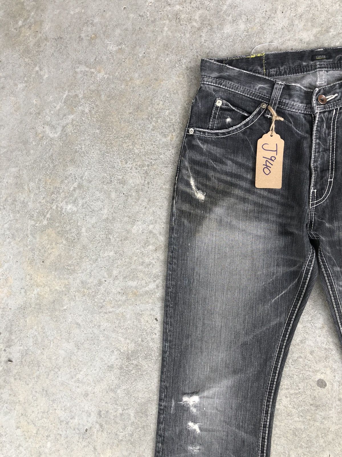 Japanese Brand Japanese Quarter Gemini Flared Jeans Distressed Jeans Size US 30 / EU 46 - 4 Thumbnail