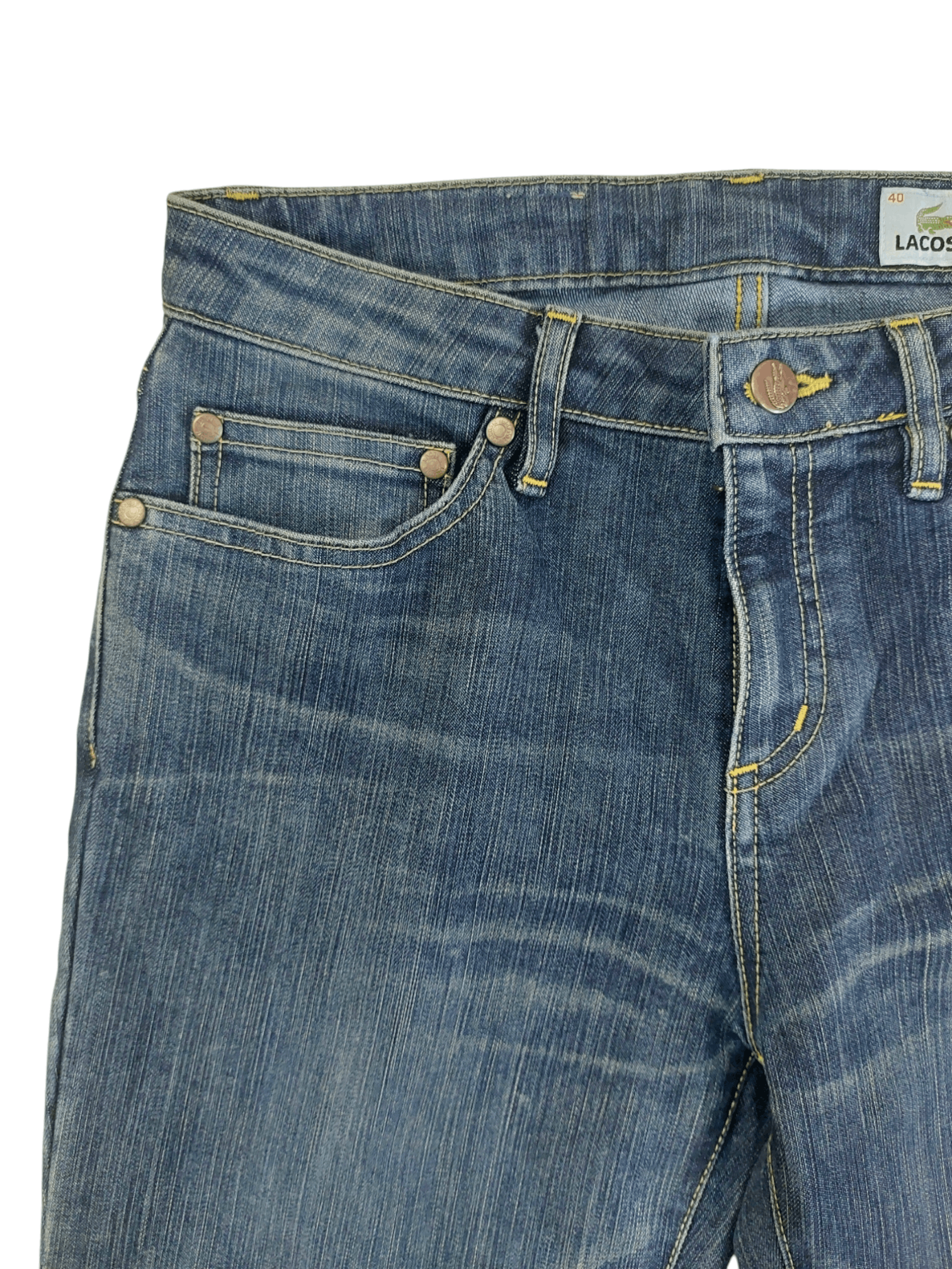 Lacoste Flare Vintage Lacoste Made in Japan Denim Size 26" / US 2 / IT 38 - 8 Thumbnail