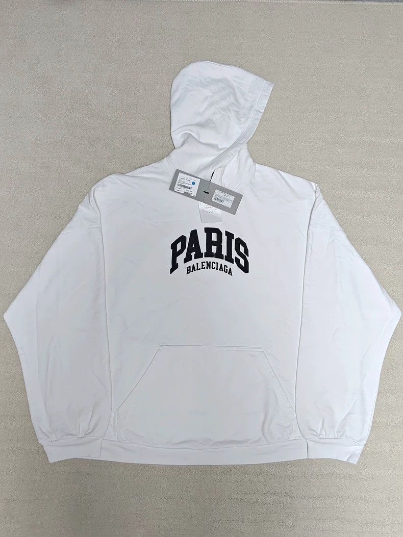 Balenciaga Balenciaga size 4 Limited Hooded Hoodie White Size US M / EU 48-50 / 2 - 1 Thumbnail