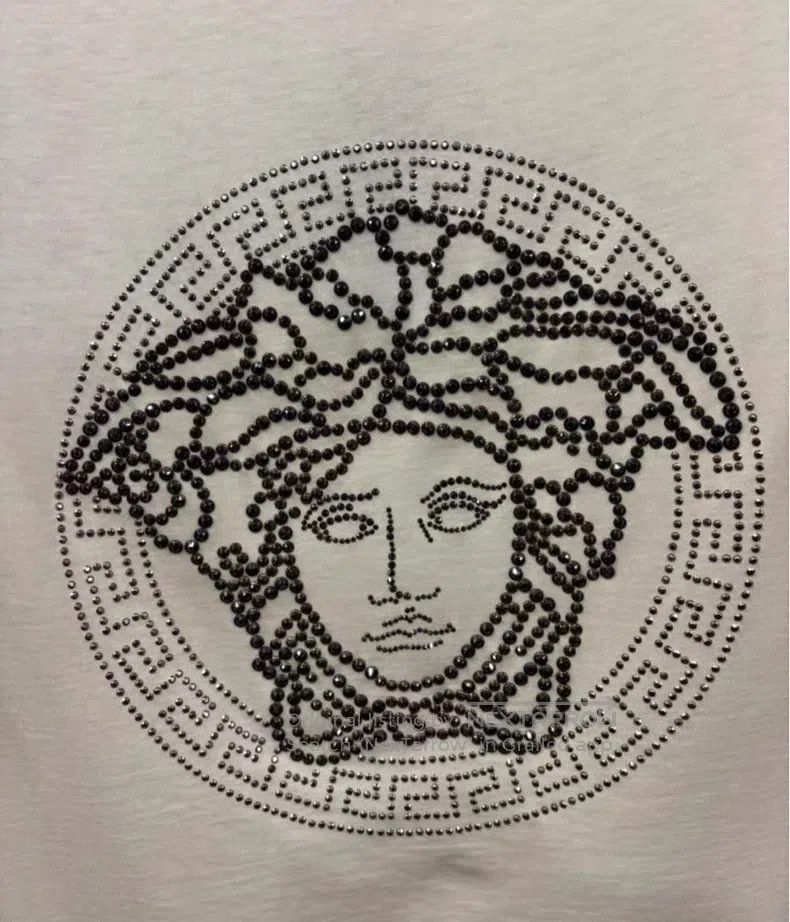 Versace Versace Men's white Medusa diamond short-sleeved T-shirt Size US L / EU 52-54 / 3 - 3 Thumbnail