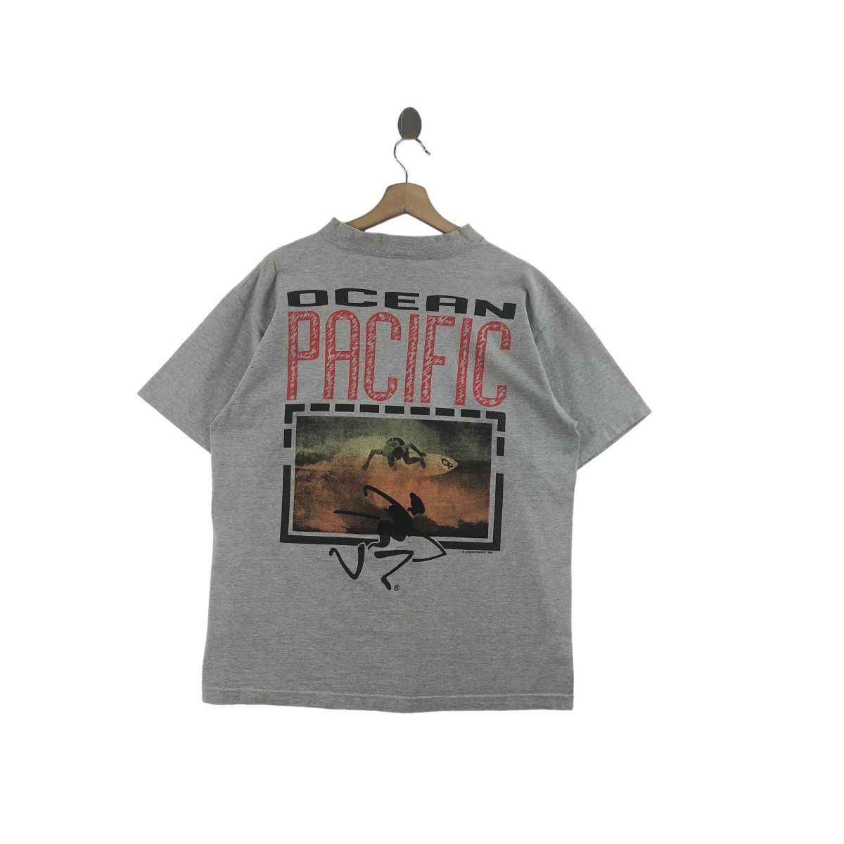 Ocean Pacific × Vintage Pick!! Vtg 1995 OCEAN PACIFIC Surfing Top Tee Tshirt Size US L / EU 52-54 / 3 - 2 Thumbnail