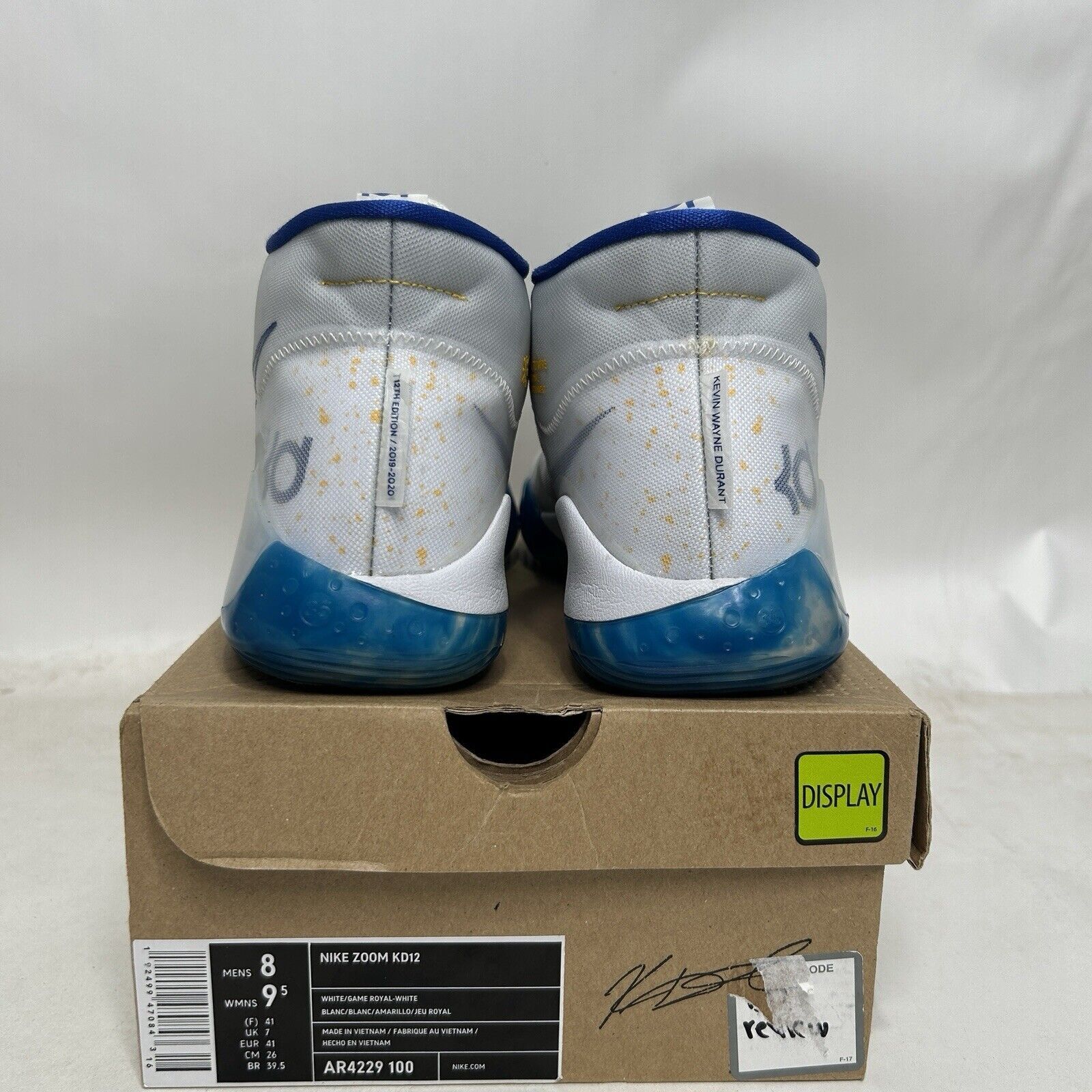Nike Nike Shoes Zoom KD 12 “Warriors Home” 2024 Size US 8 / EU 41 - 5 Thumbnail