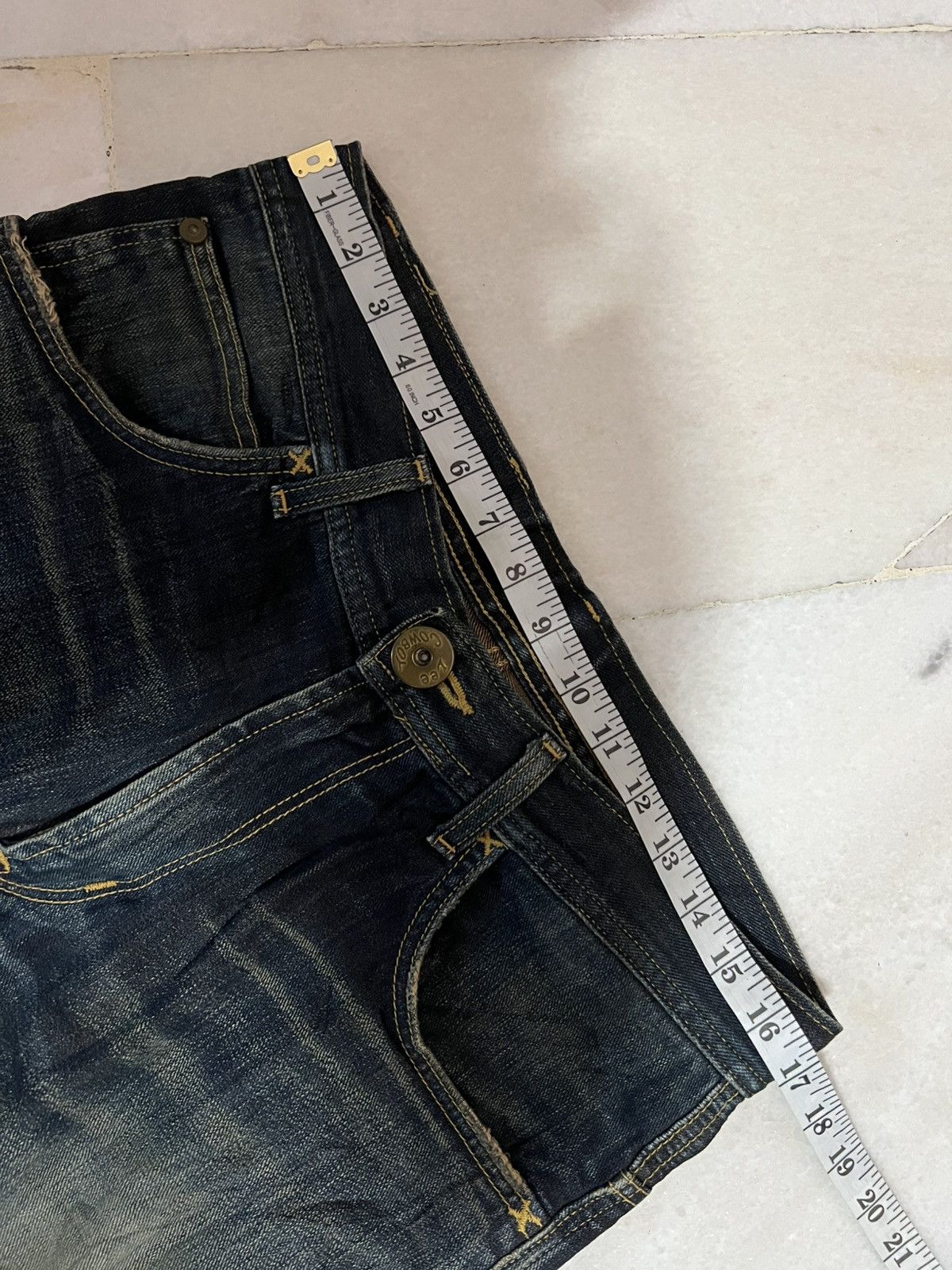 Hysteric Glamour × If Six Was Nine × Lee 🌈Baggy 90’s Lee Cowboy Distress Mud Wash Jeans Size US 33 - 3 Thumbnail