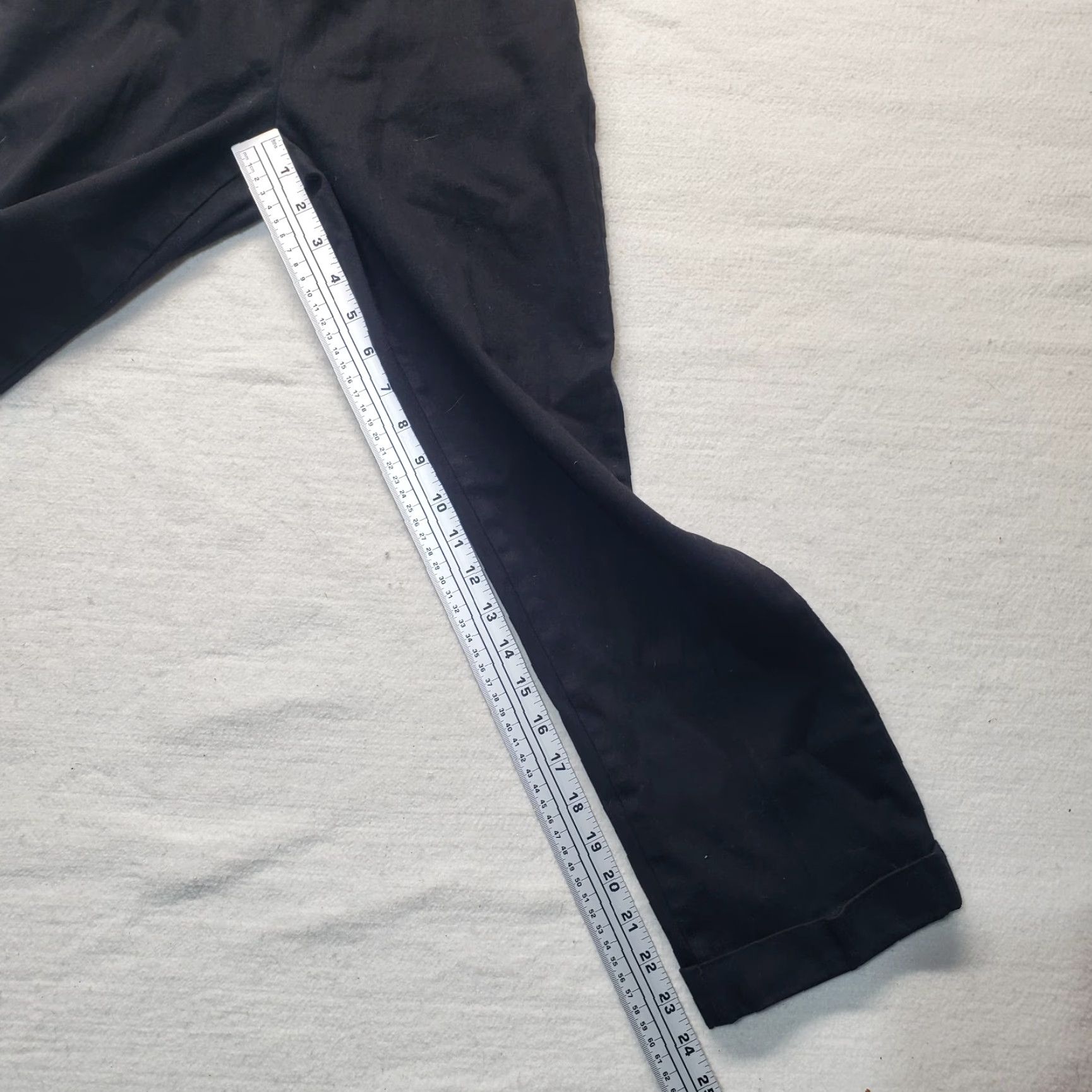 Vintage VINTAGE Byer California Women's Dress Pants Cropped Black Size 7 Office Work Boyfriend Size 28" / US 6 / IT 42 - 6 Thumbnail