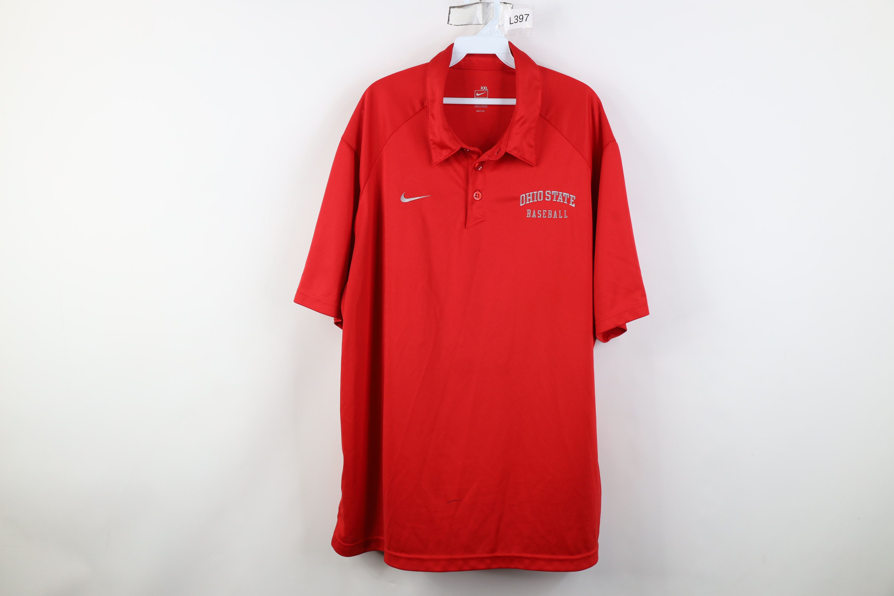 Nike Nike Issued Ohio State University Baseball Polo Shirt Red Size US XXL / EU 58 / 5 - 1 Thumbnail