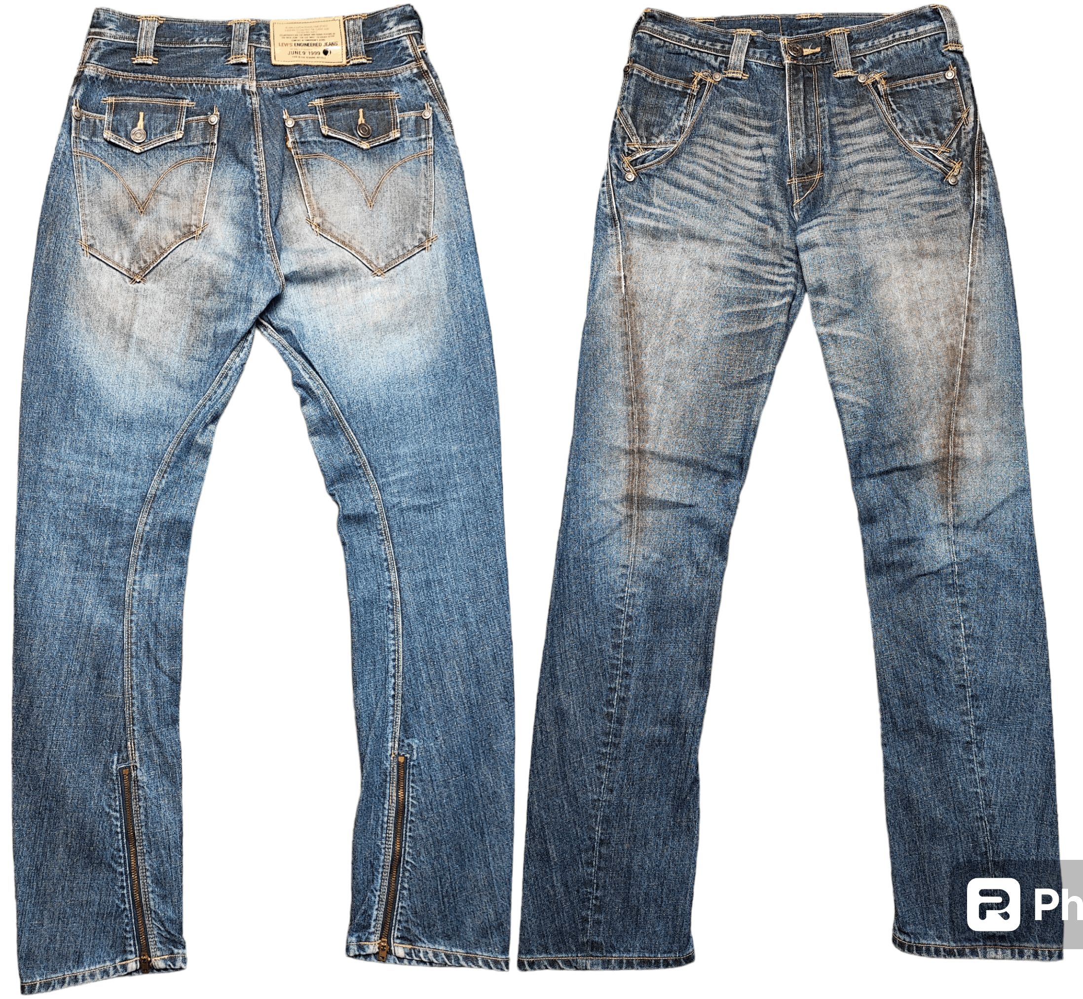 Vintage Levi's Engineered 26/25 Jeans 00004 Vintage Levi's