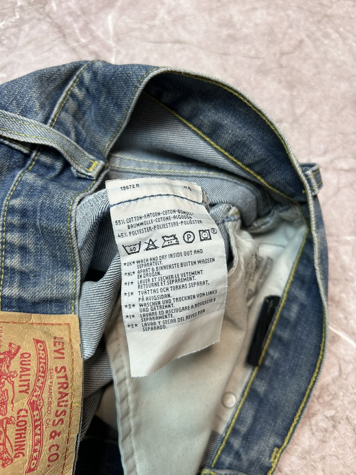 Levi's × Vintage Size 34x32 Vintage 80s Levi's 501 Faded Jeans Denim Size US 34 / EU 50 - 9 Thumbnail
