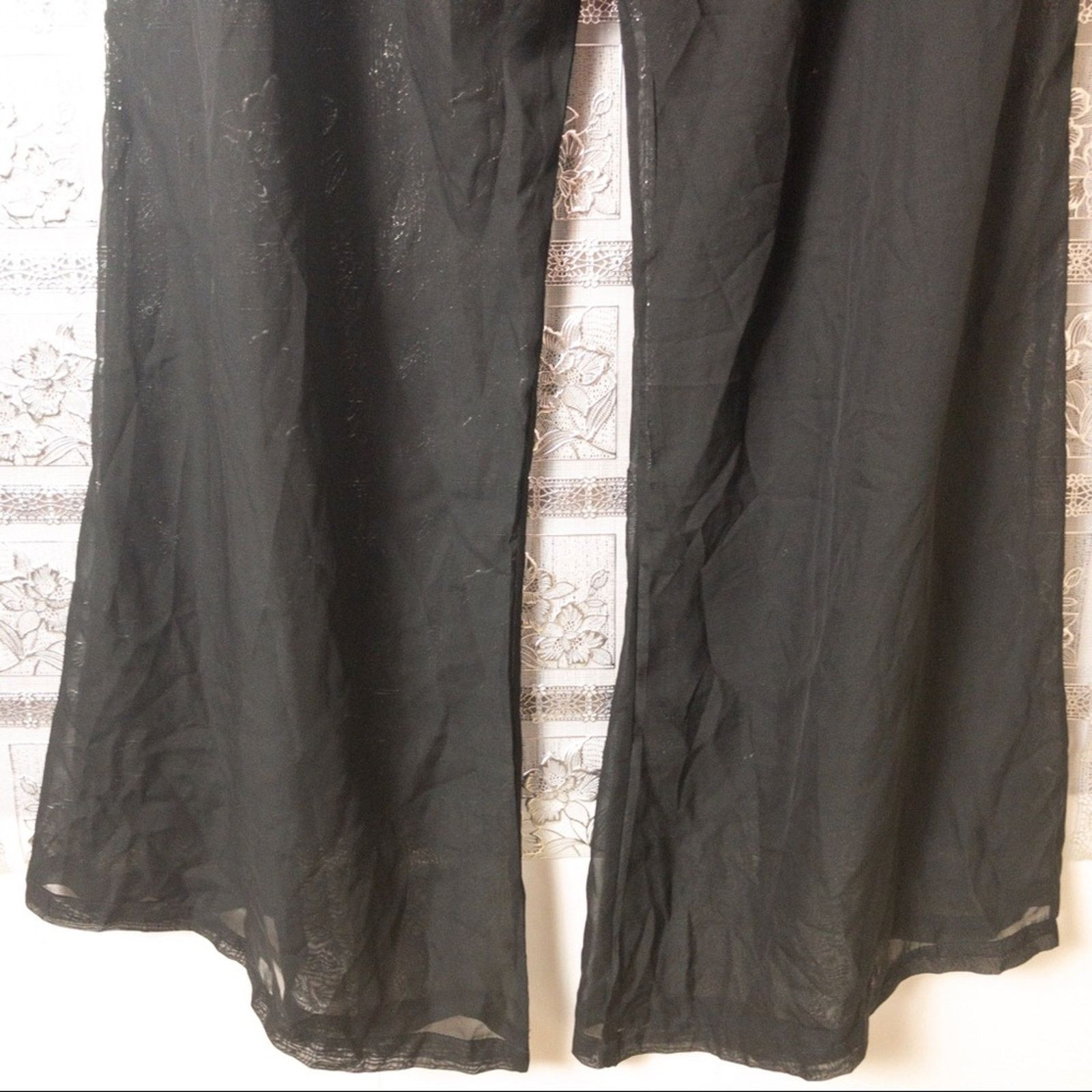 Other NWT Lucy Diamonds Black Shear Pants Size 1X Size 36" / US 14 / IT 50 - 5 Thumbnail