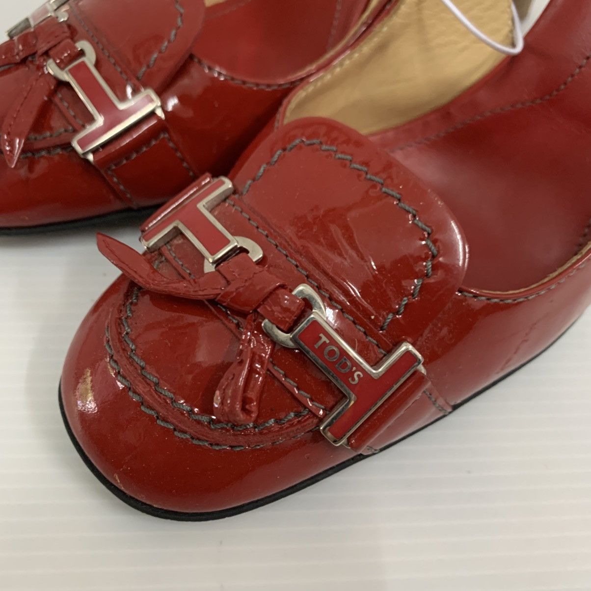 Tod's Authentic Tods Red Heels Size US 6.5 / IT 36.5 - 3 Thumbnail