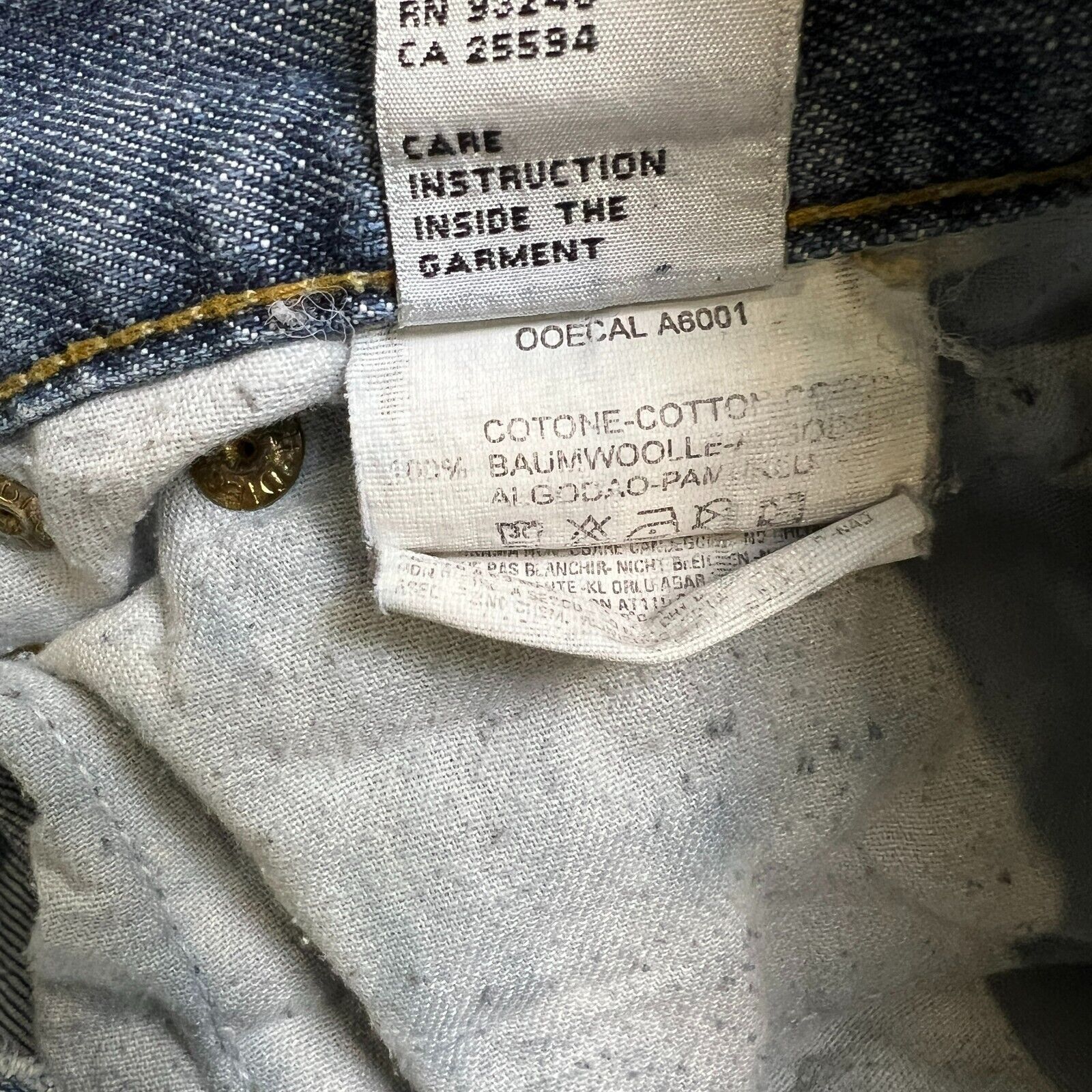 Diesel × Vintage Diesel Jeans 32x33 Industry Regular Straight Leg Denim Pants Size US 32 / EU 48 - 12 Thumbnail