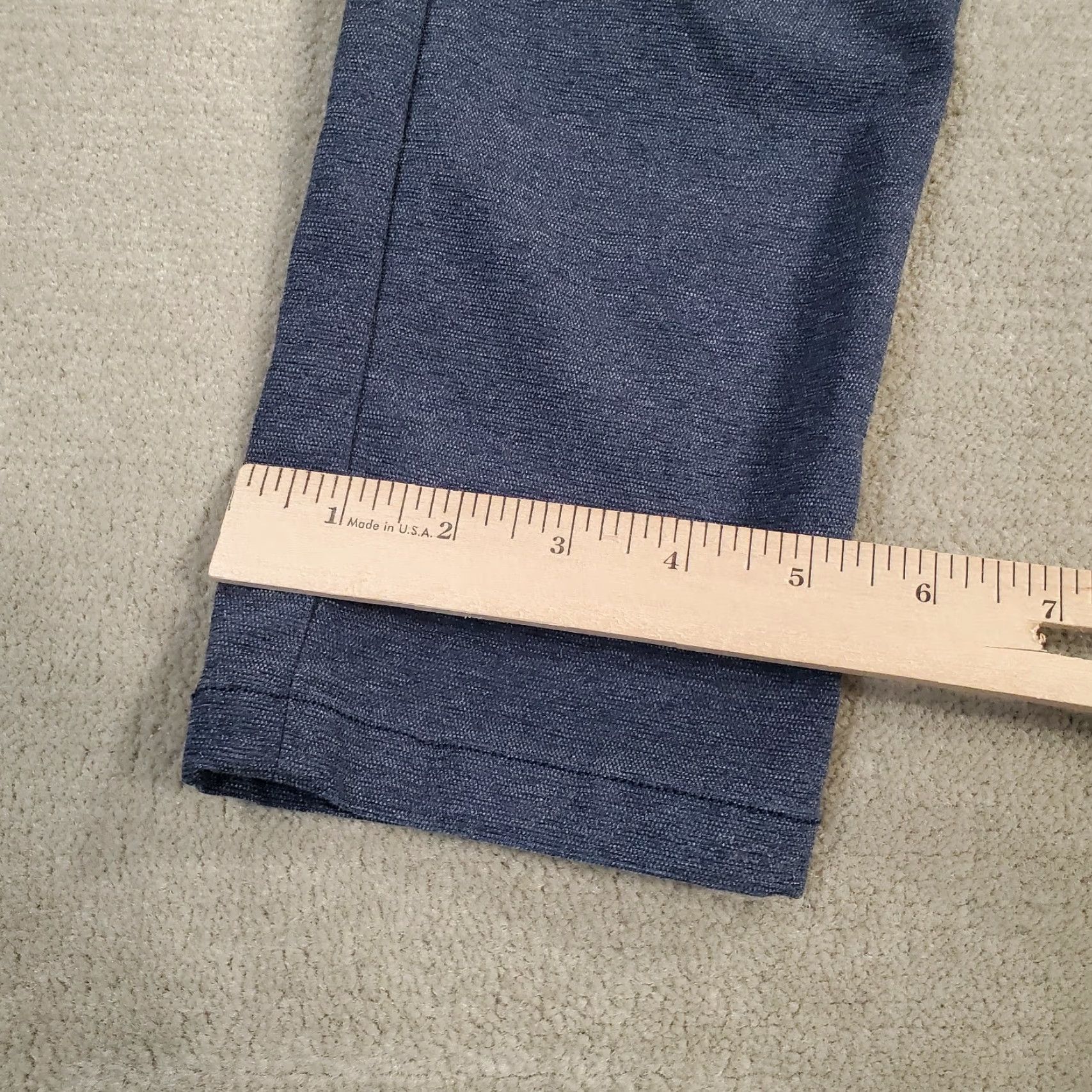 Lululemon Lululemon ABC Pant Skinny Tech Mens 30x31 Blue Heather Flat Front Logo Pants Chino Vintage No Size US 30 / EU 46 - 6 Thumbnail