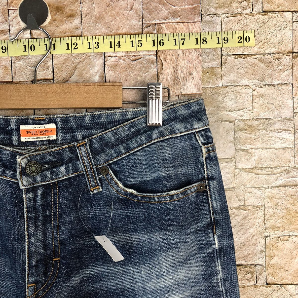 Japanese Brand Sweet Camel Blue Jeans Pants #A966 Size 28" / US 6 / IT 42 - 9 Thumbnail