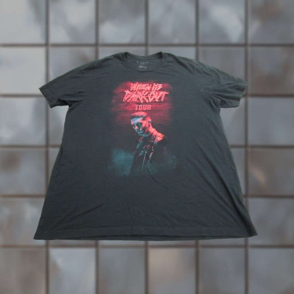 Vintage G-Eazy Shirt 2XL Black When It's Dark Out World Tour Tee Concert Rap Hip Hop Mens Size US XL / EU 56 / 4 - 1 Thumbnail