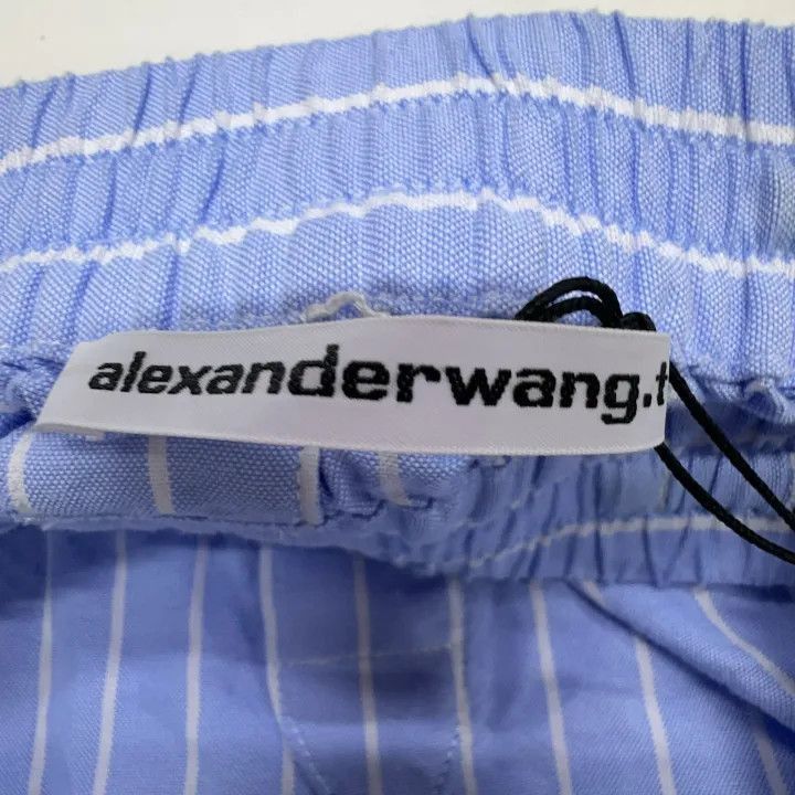 Alexander Wang Alexander Wang SS23 Logo Print Striped Shorts - Size 30" / US 8 / IT 44 - 3 Thumbnail