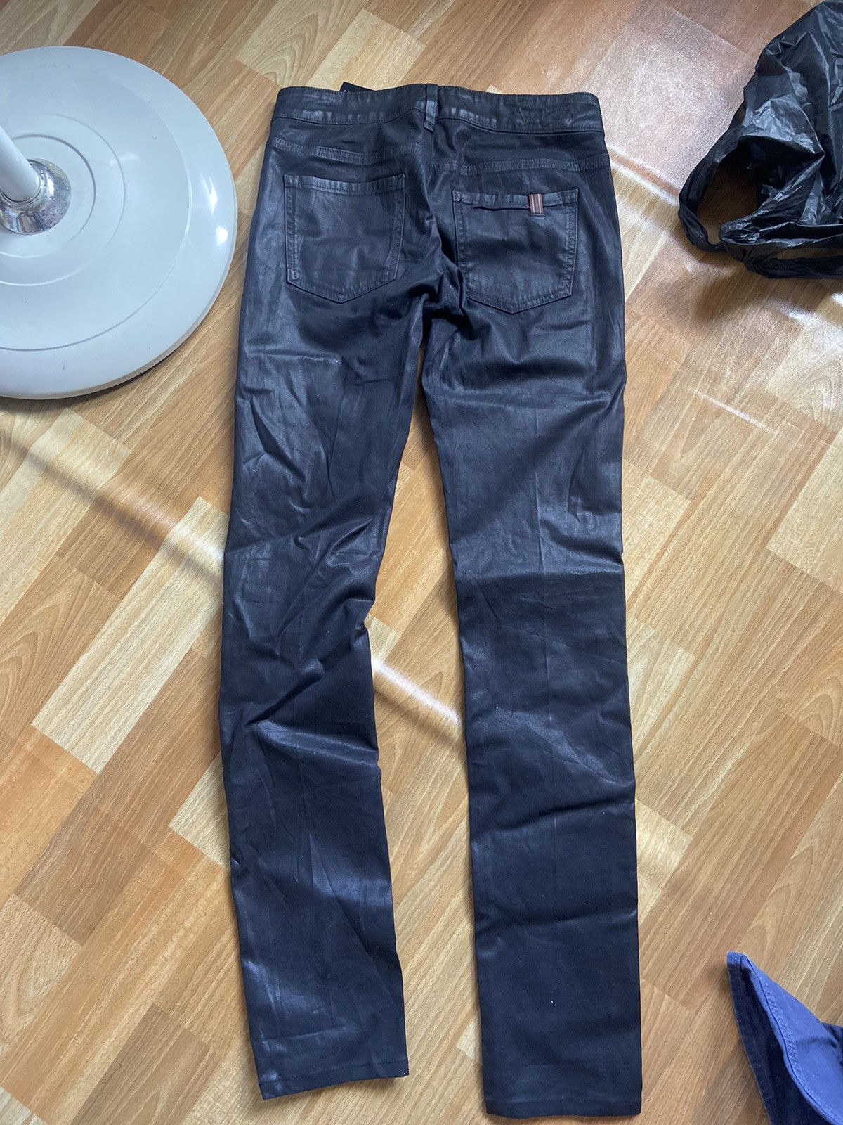 Designer × If Six Was Nine × Vintage NOTIFY BAMBOO ALL BLACK JEANS Size US 27 - 8 Thumbnail