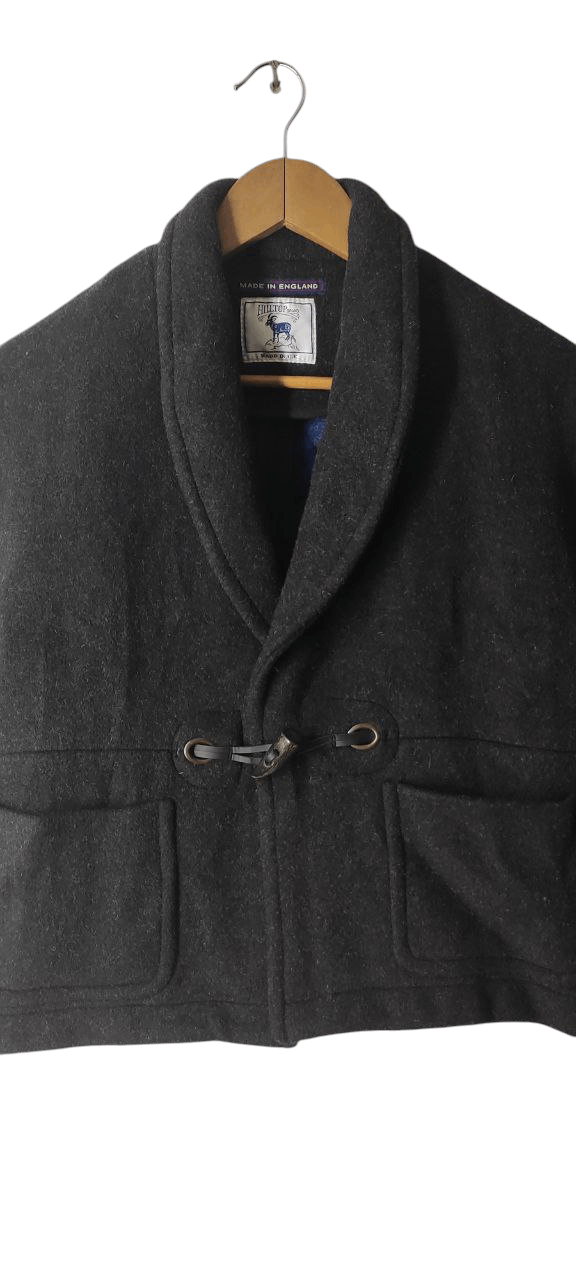 Designer HILLTOP BRAND MADE IN ENGLAND WOOL CASHMERE JACKET Size M / US 6-8 / IT 42-44 - 7 Thumbnail