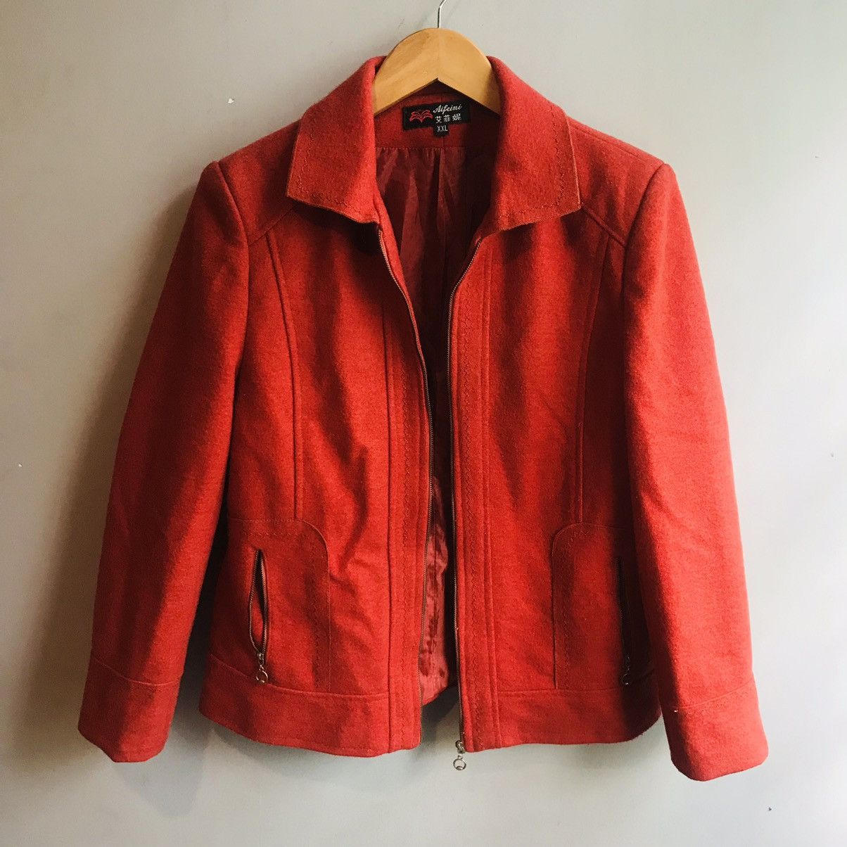 20471120 × Japanese Brand × Vintage Japanese Vintage Wool Coach Jacket Size XXL / US 16-18 / IT 52-54 - 2 Thumbnail