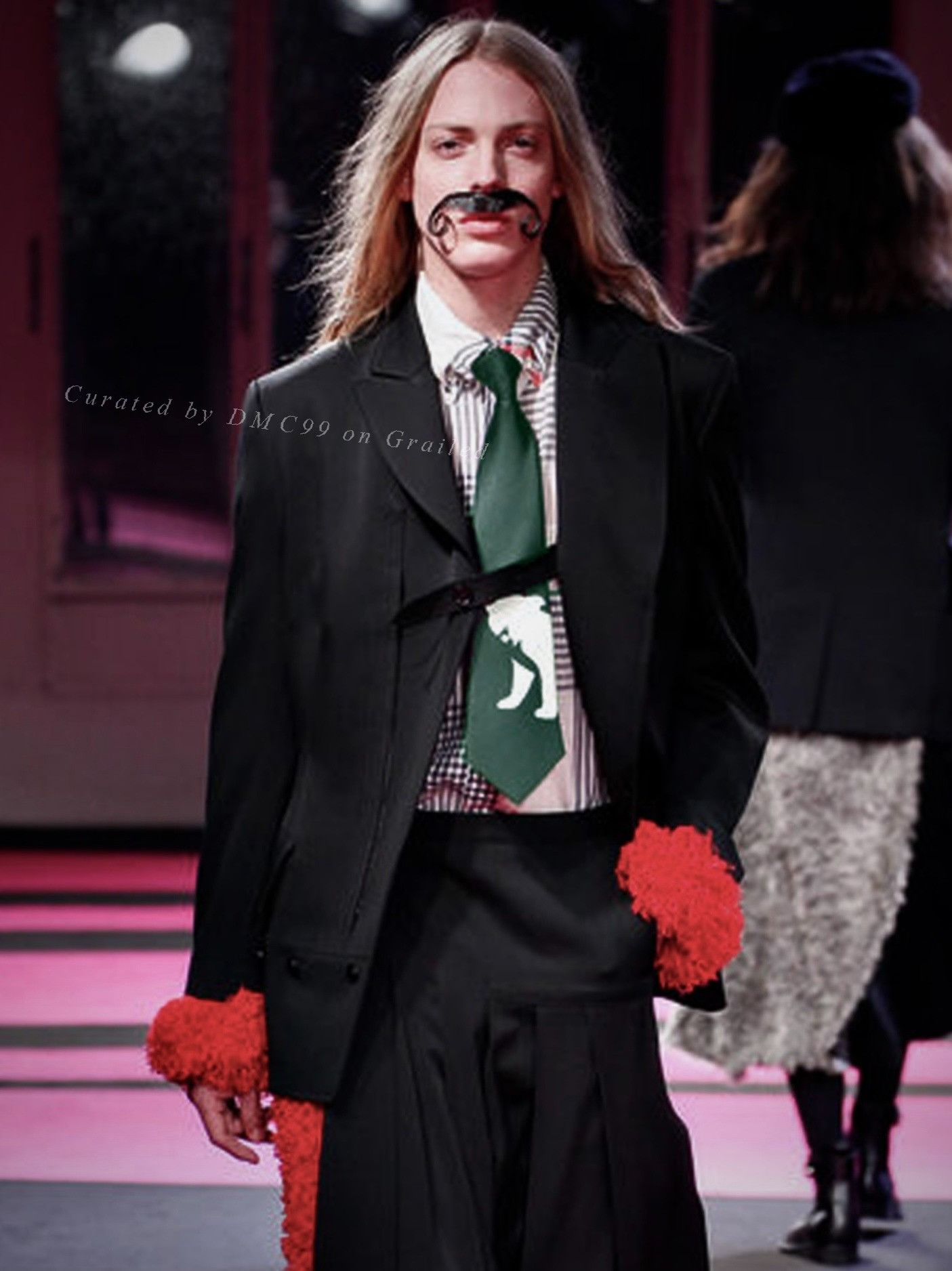 Yohji Yamamoto Yohji Yamamoto Archive Homme Runway Tie Size ONE SIZE - 1 Thumbnail