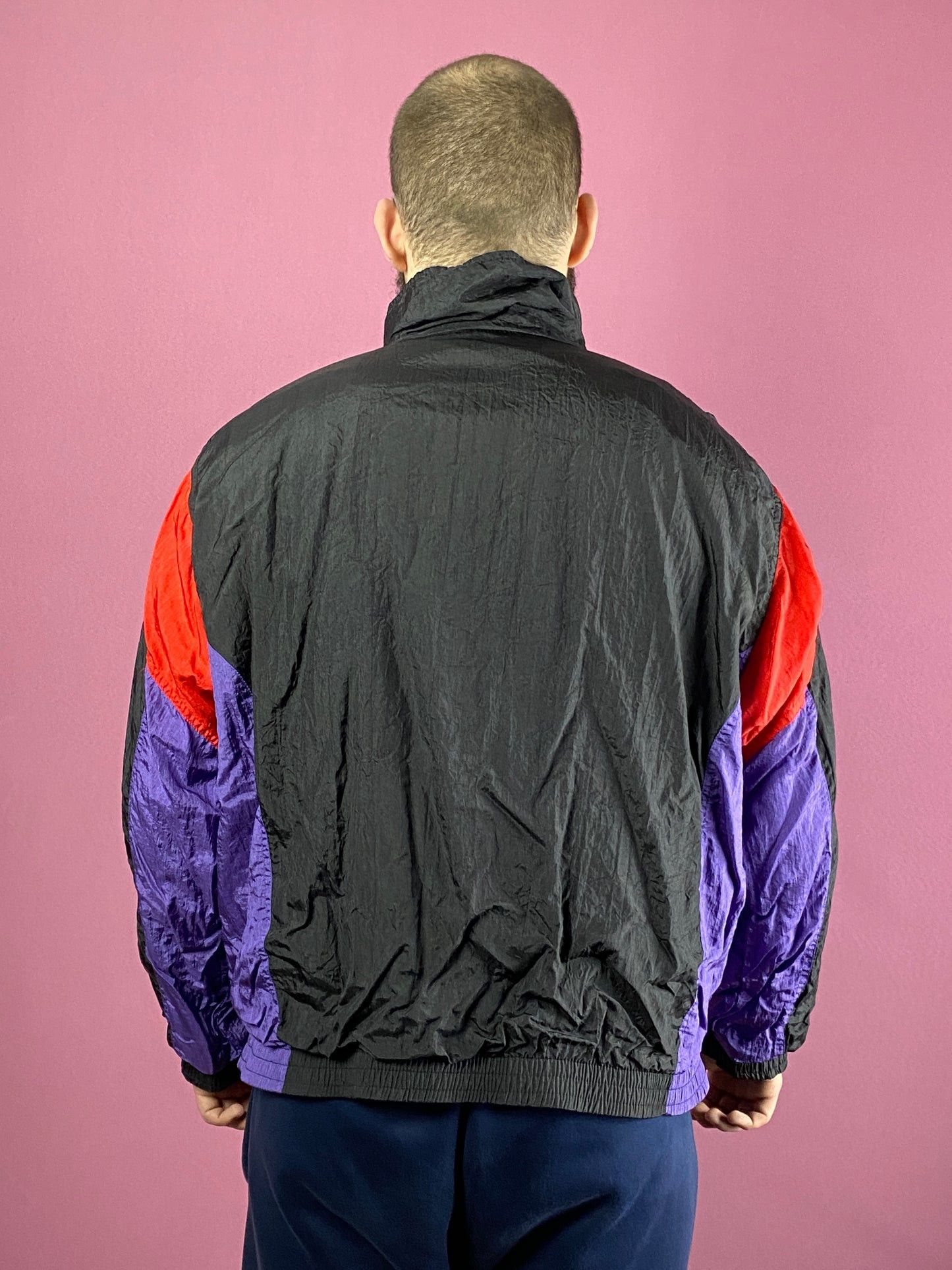 Vintage 90s Playcrew Vintage Men's Windbreaker Jacket - XL Size US XL / EU 56 / 4 - 4 Thumbnail