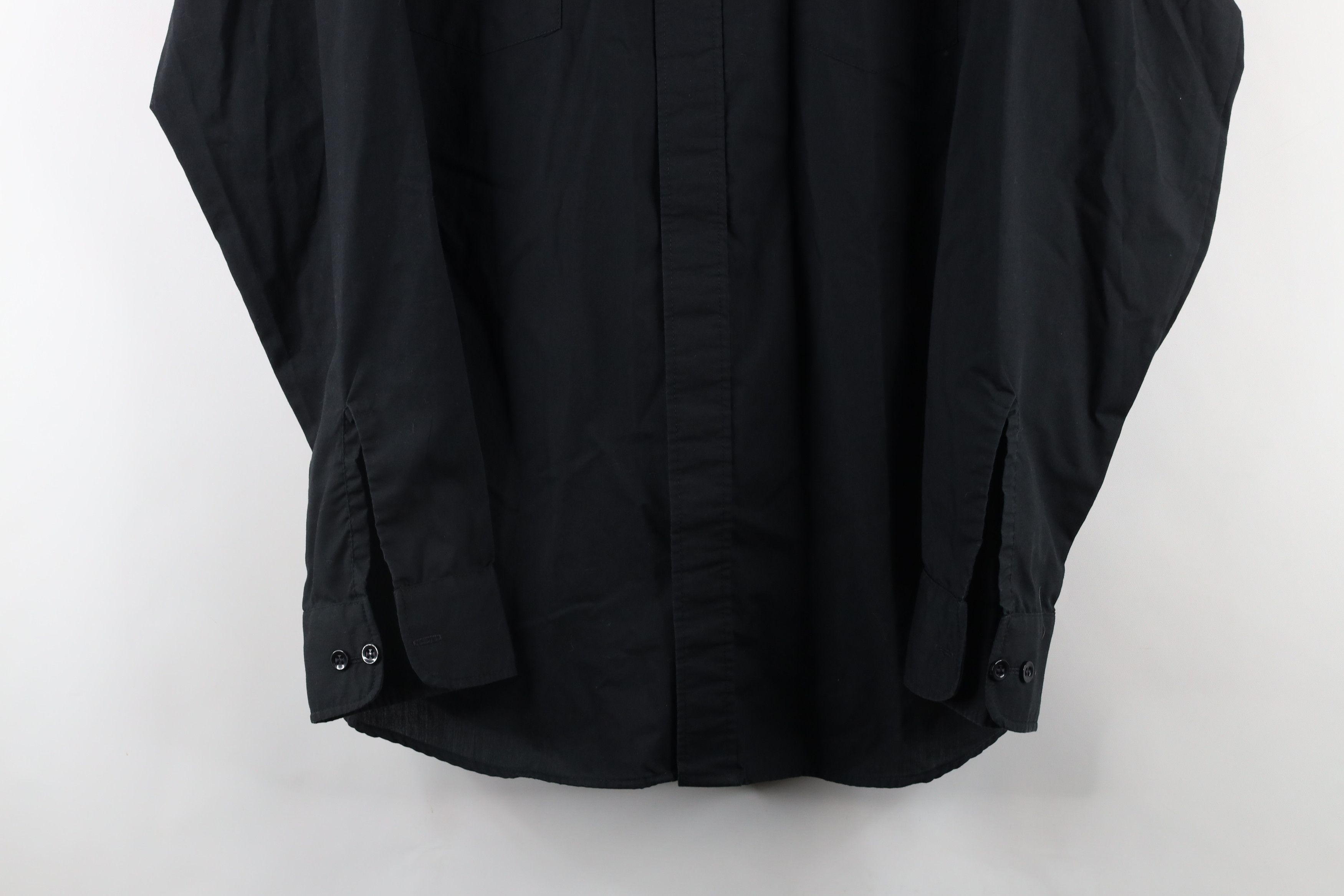Vintage Vintage 60s 70s Streetwear Collar Button Shirt Black USA Size US M / EU 48-50 / 2 - 3 Thumbnail