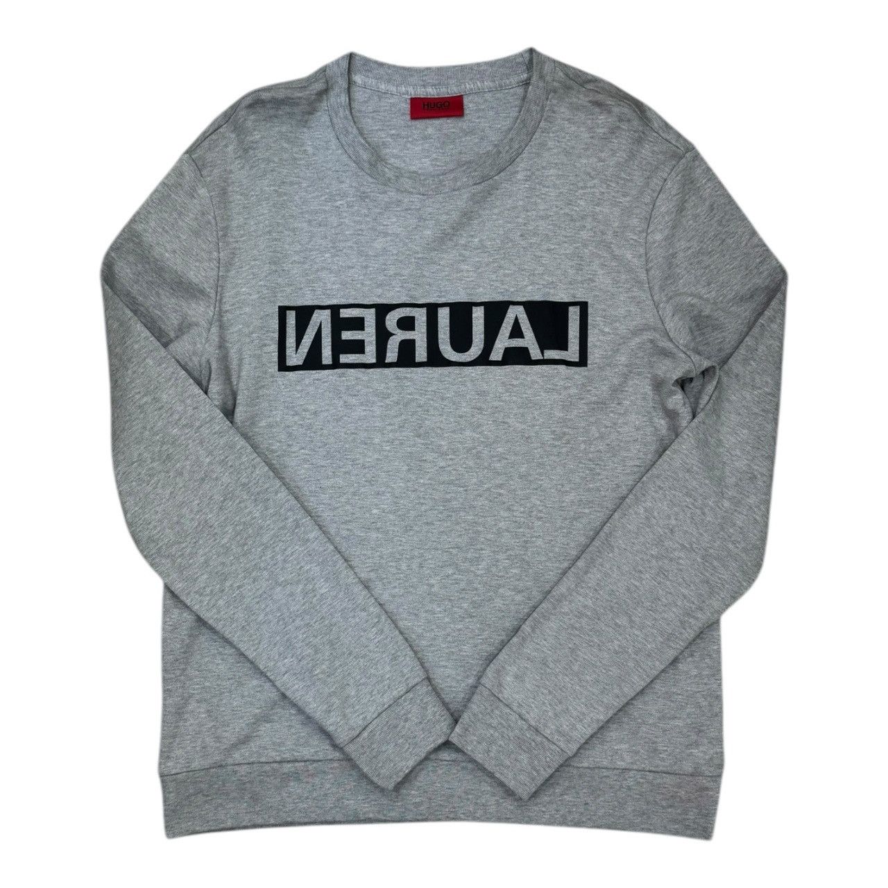 Hugo Boss grey reverse Lauren Longsleeve sweatshirt
