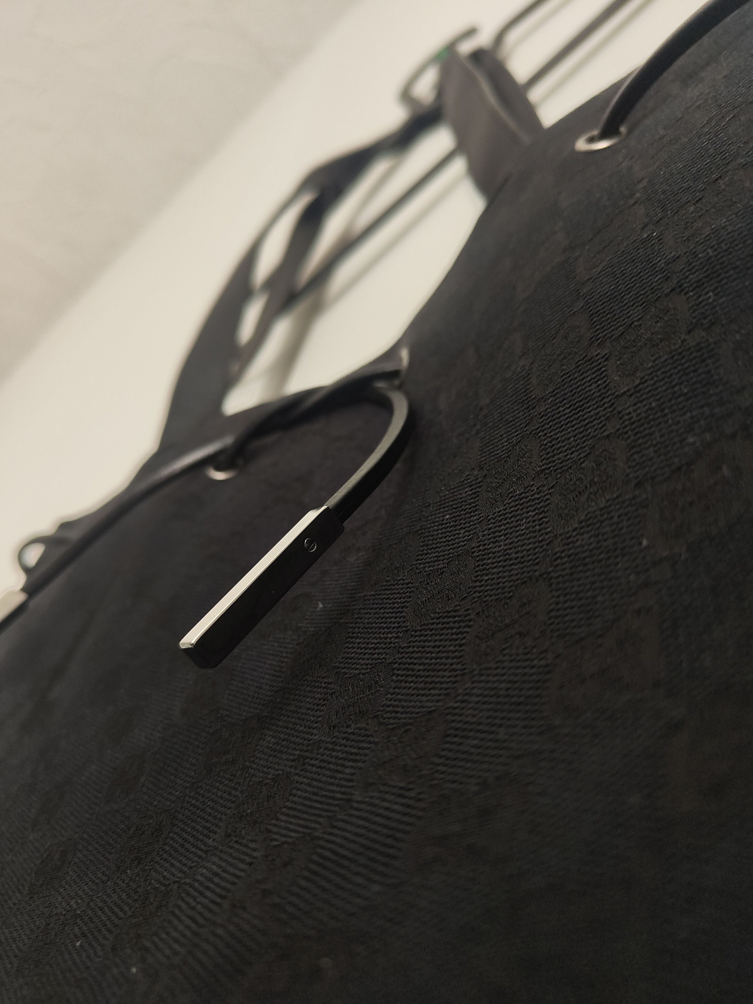 Gucci Vintage 00s Gucci Black GG Canvas Tote Bag Size ONE SIZE - 4 Thumbnail