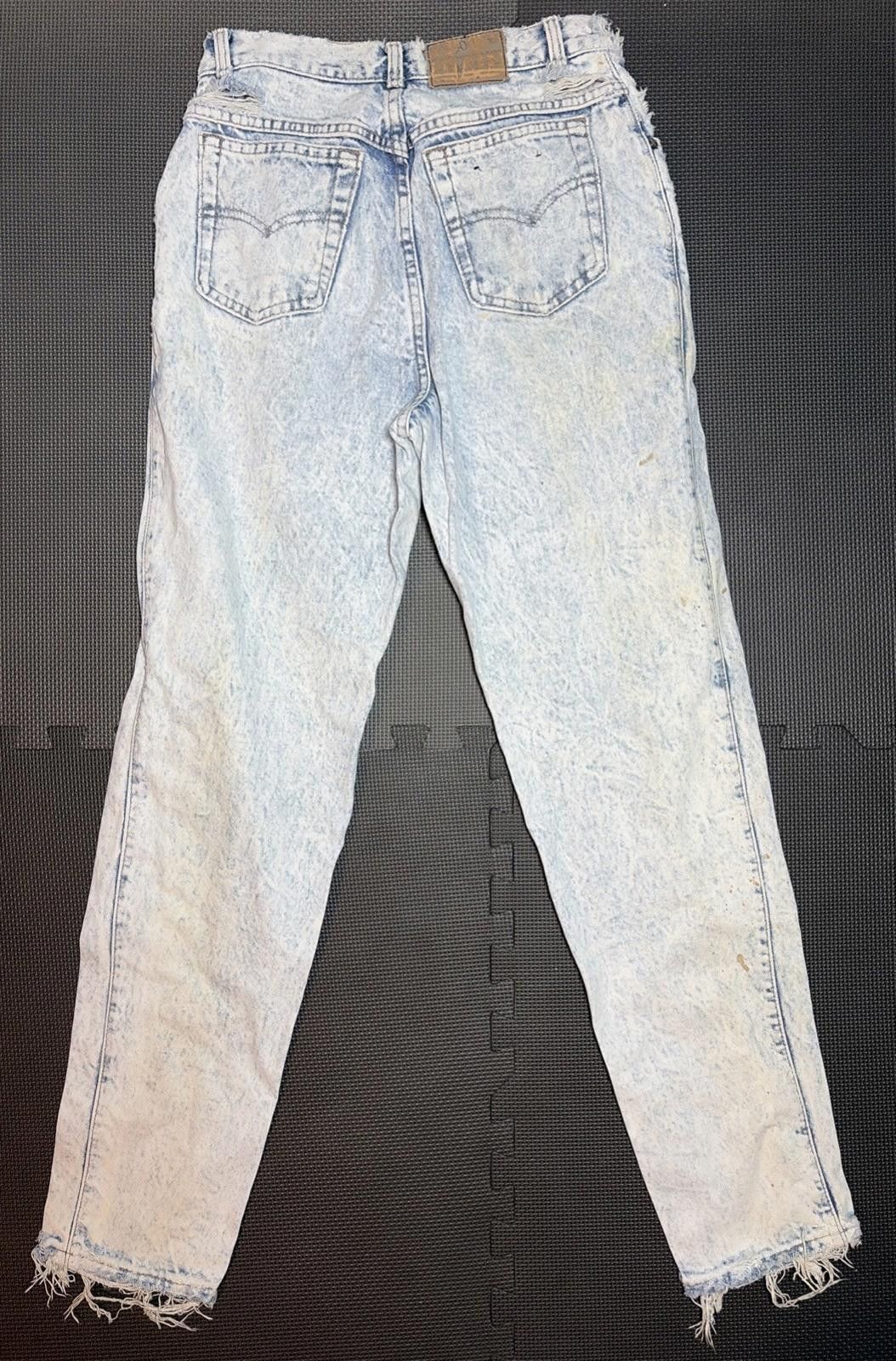 Levi's Vintage 80s Levis 506 Jeans Mens Size 11 Acid White Tab VTG Size US 32 / EU 48 - 7 Thumbnail