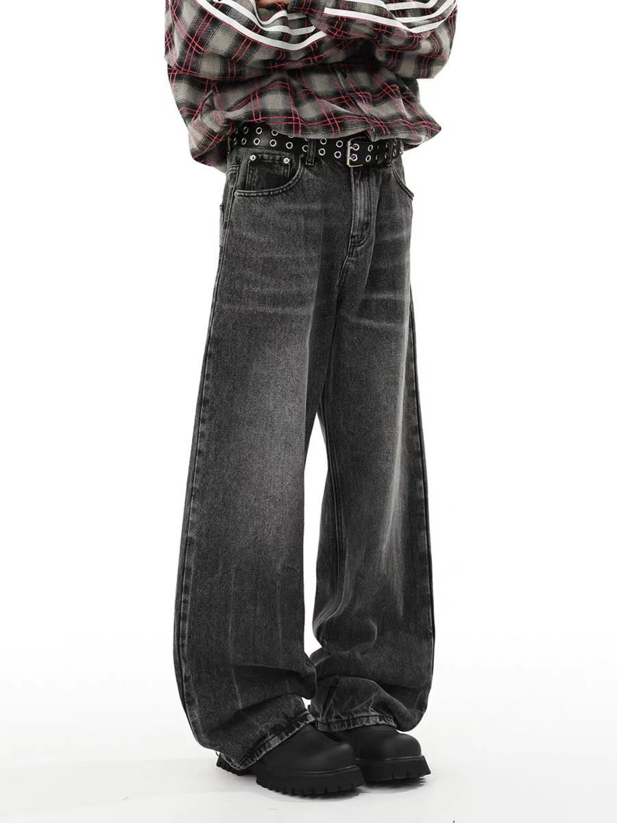 Japanese Brand × Jean Washed vintage street Y2K micro flare jeans Size US 32 / EU 48 - 2 Thumbnail