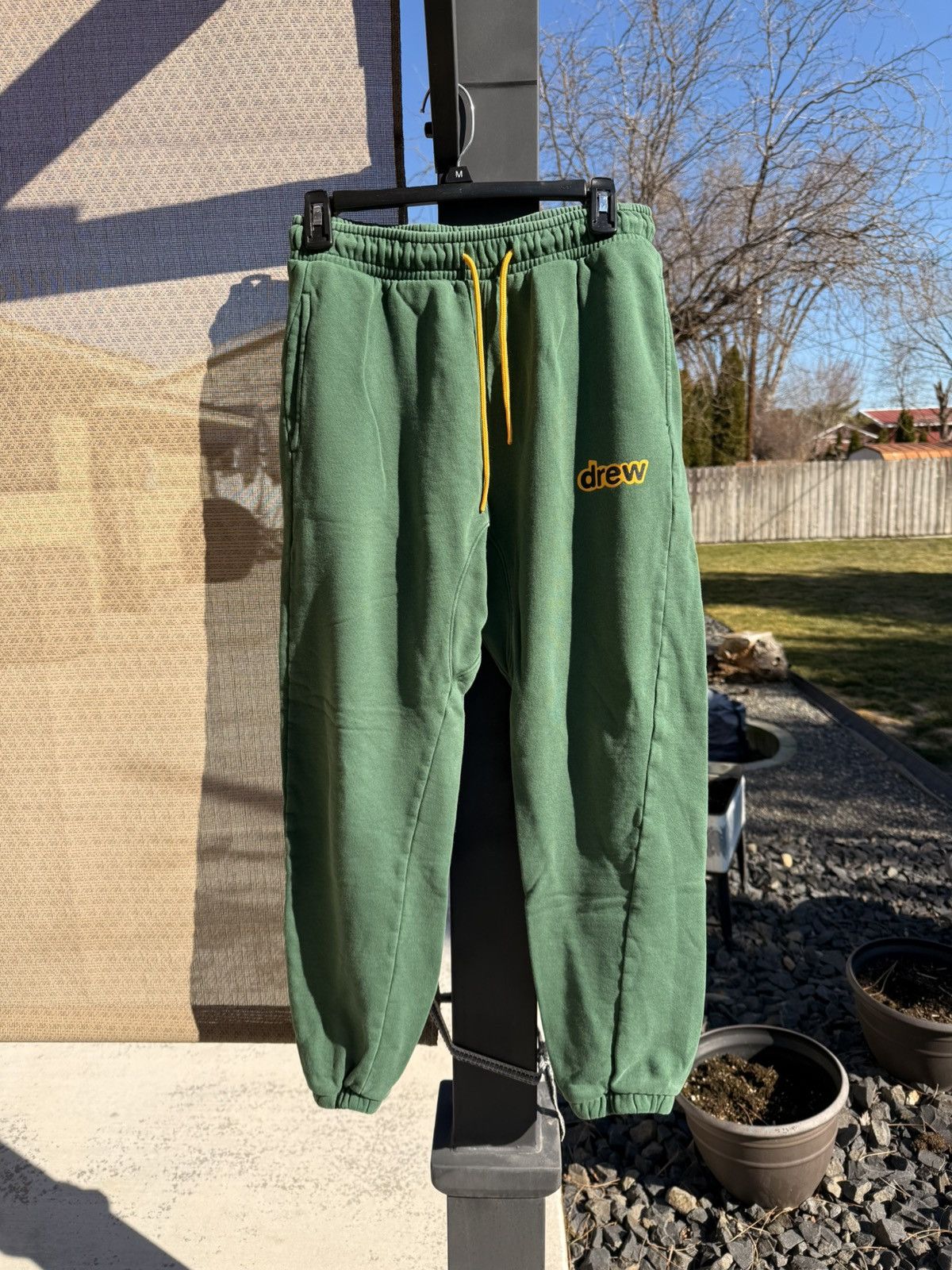 Drew House Drew House Forest Green Sweatpants (F/W 2021) Size US 29 - 1 Thumbnail