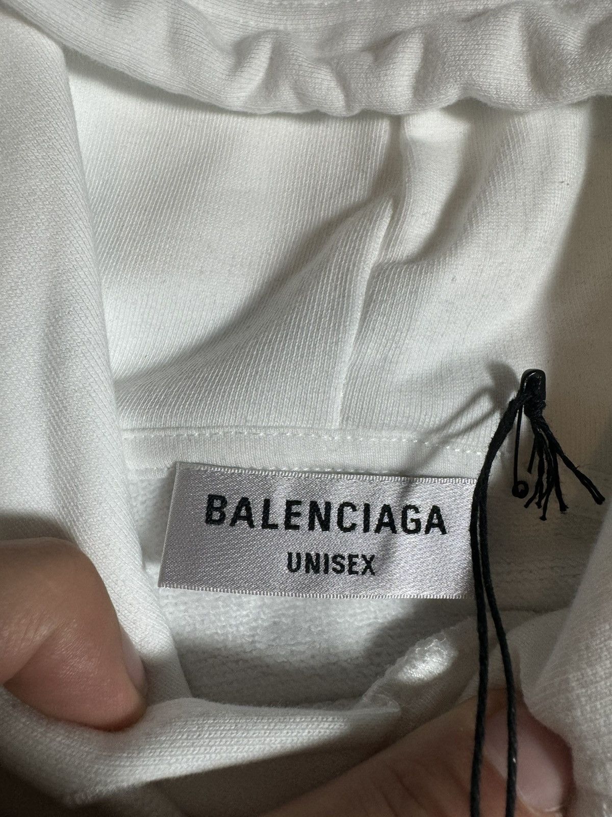 Balenciaga balenciaga world food programme white hoodie Size US L / EU 52-54 / 3 - 4 Thumbnail