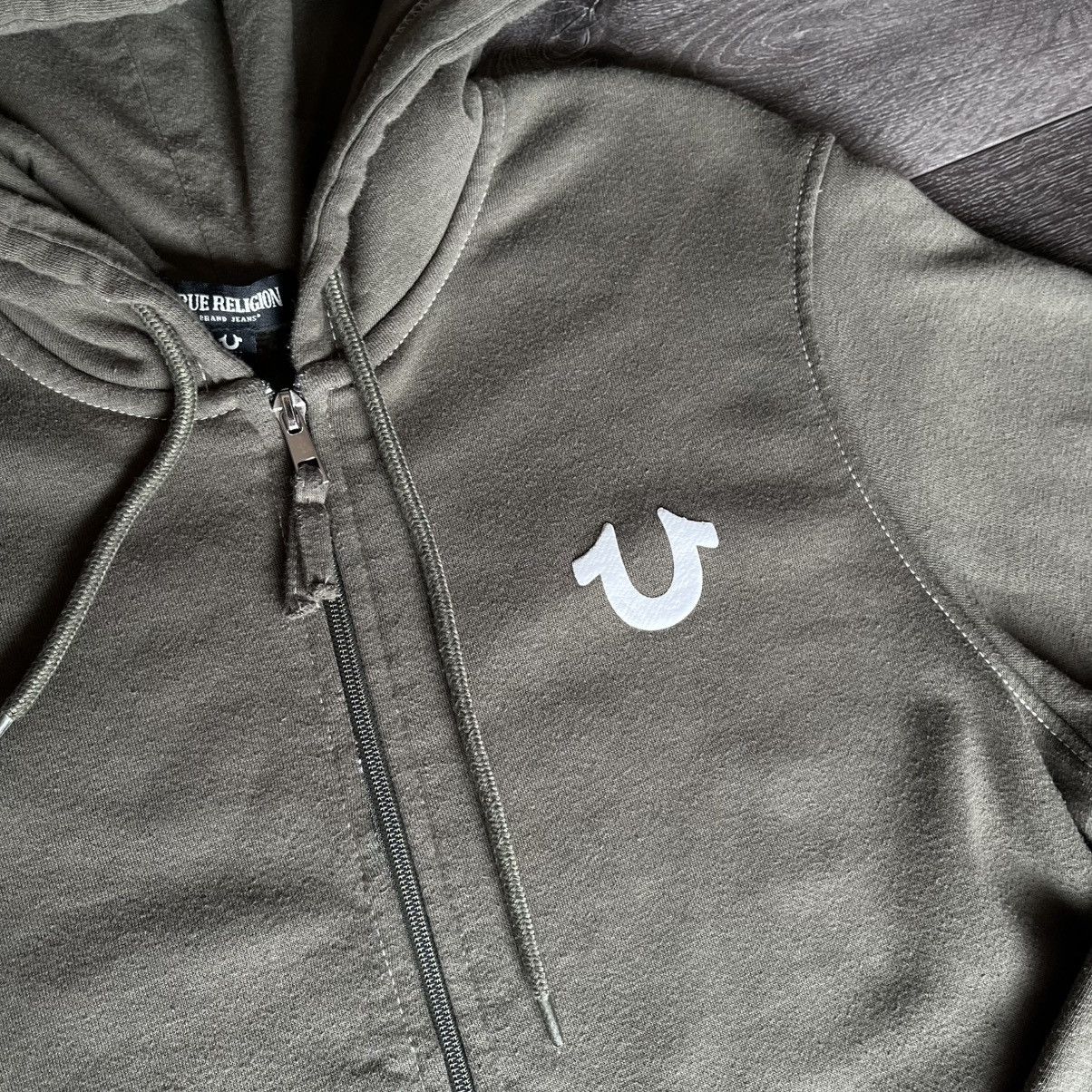 True Religion Vintage 2000s True Religion Seal Buddha Logo Zip Up Hoodie Size US M / EU 48-50 / 2 - 5 Thumbnail