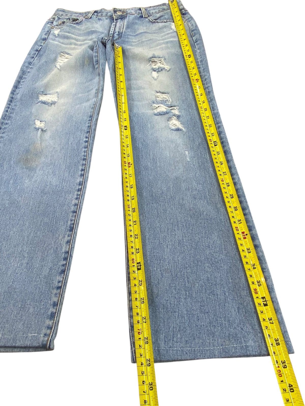Japanese Brand Japanese Brand Asid Distressed Style Straight Cut Jeans Size US 30 / EU 46 - 8 Thumbnail