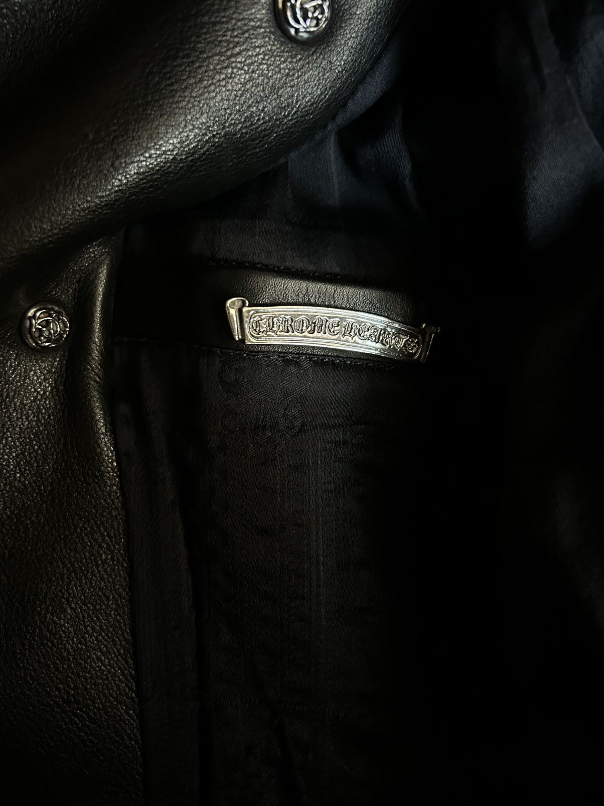 Chrome Hearts Chrome Hearts Double Breasted Leather Jacket Size US M / EU 48-50 / 2 - 5 Thumbnail