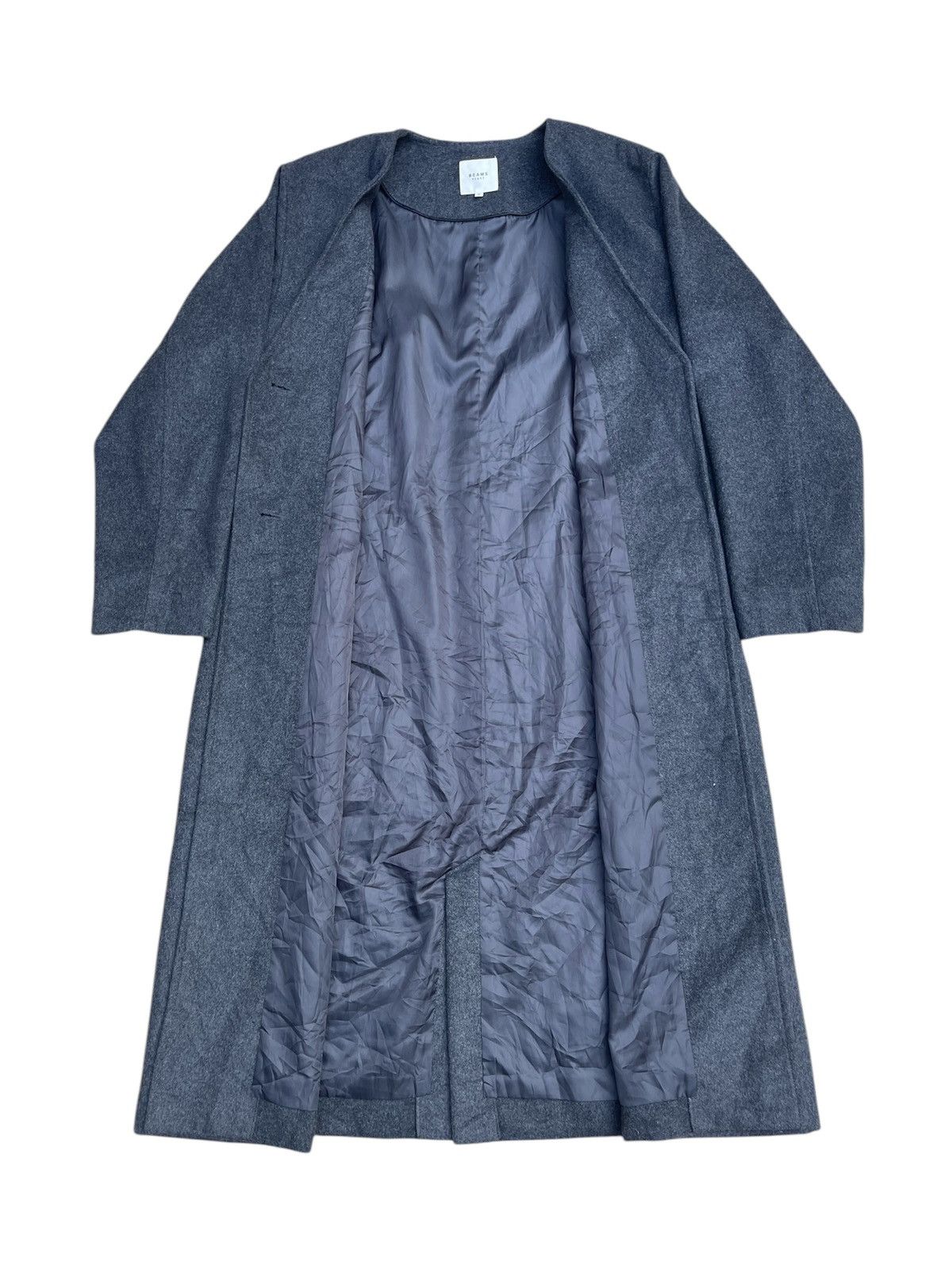 Beams Japan × Beams Plus × Japanese Brand Brand New Beams Heart Wool Long Coat Size M / US 6-8 / IT 42-44 - 4 Thumbnail