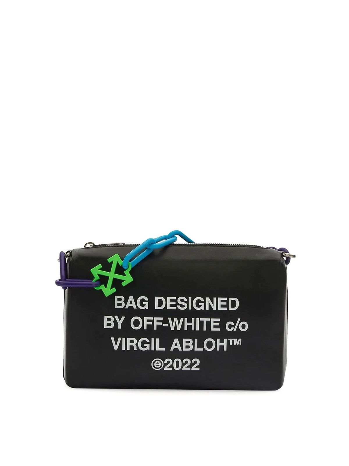 o1gr1nt0125 Size: OS / Block Pouch Quote in Black
