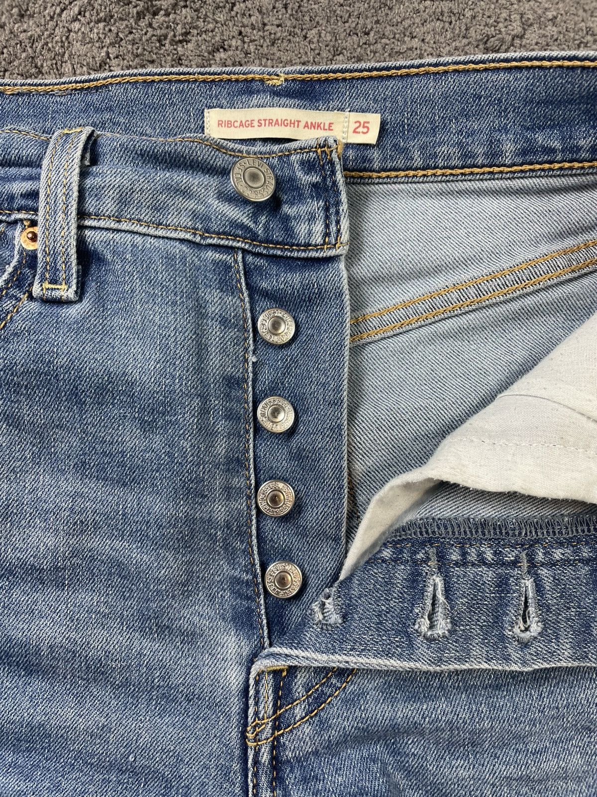 Levi's Jean’s Levi’s Ribcage Straight Ankle W25 L27 Size 25" / US 0 / IT 36 - 4 Thumbnail