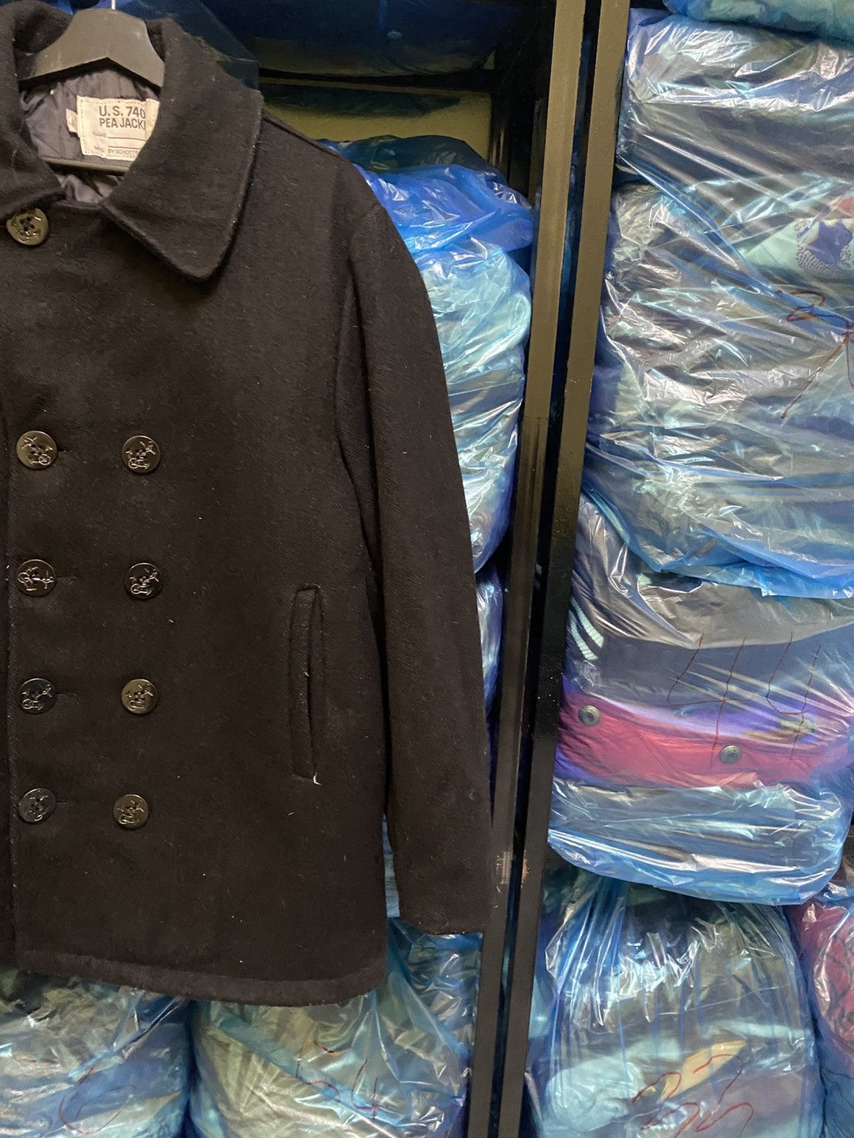 Schott VINTAGE SCHOTT 740N PEACOAT JACKET MADE IN USA Size US M / EU 48-50 / 2 - 4 Thumbnail