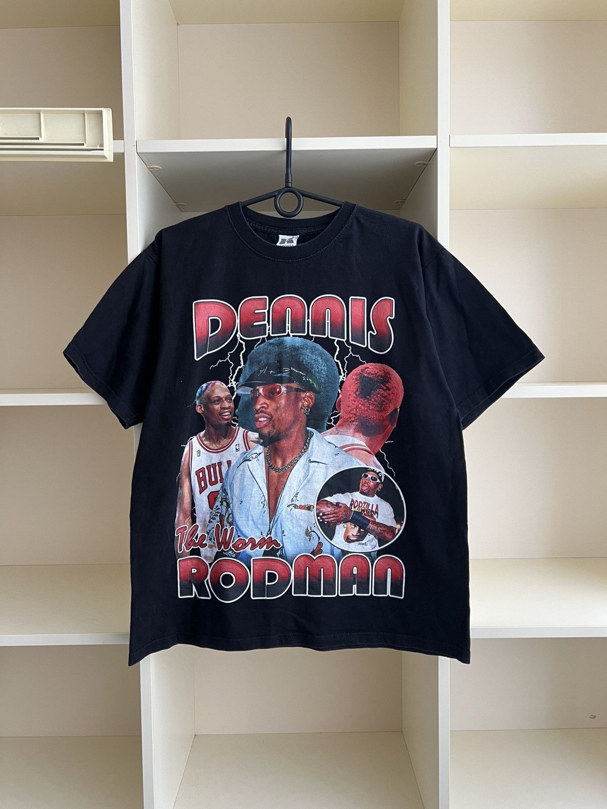 Vintage Vintage Dennis Rodman T-Shirt Basketball NBA Player Size M Size US M / EU 48-50 / 2 - 1 Thumbnail