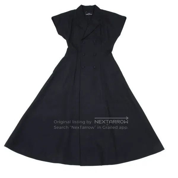Comme des Garcons Comme Des Garcons Navy blue vintage double-breasted dress Size S / US 4 / IT 40 - 2 Thumbnail