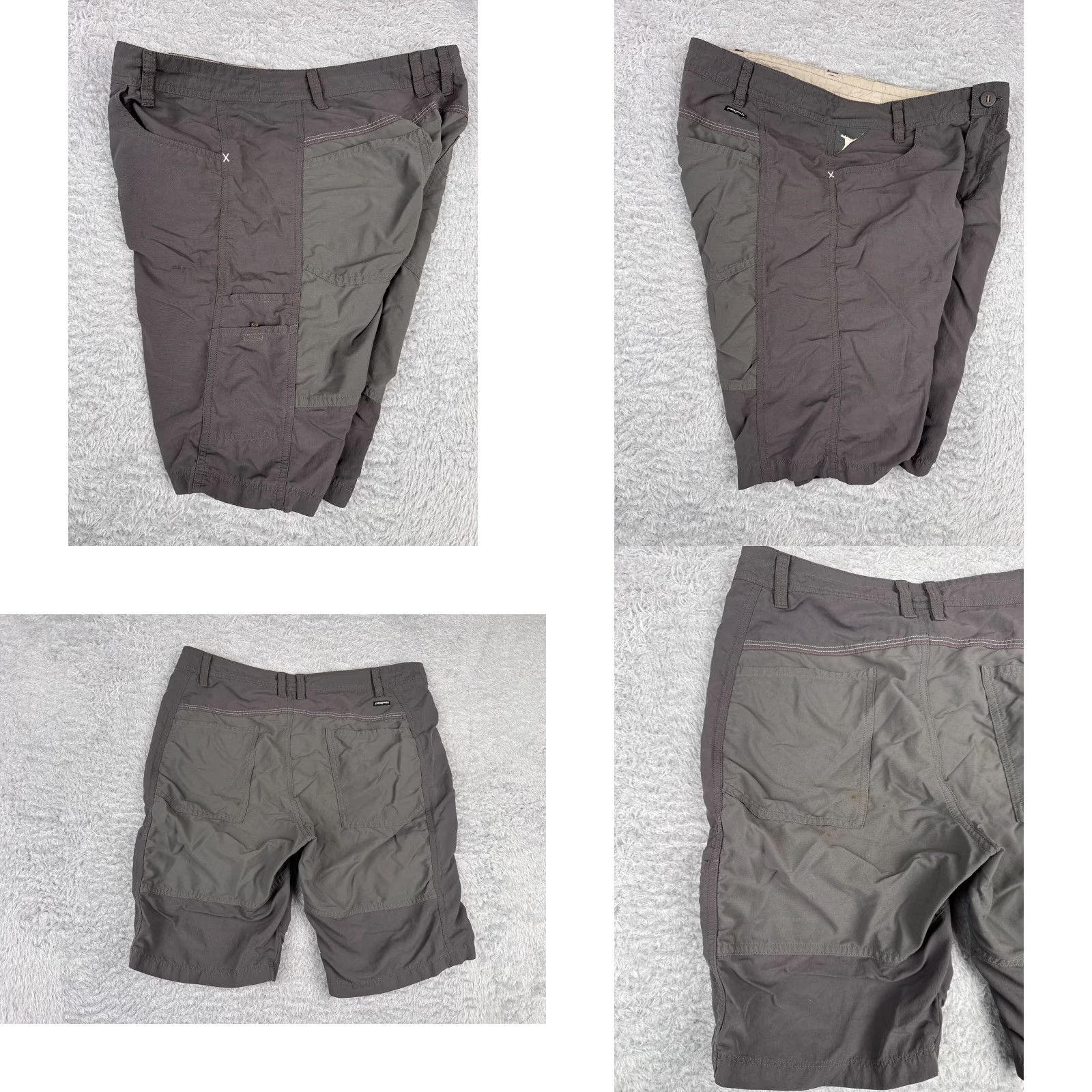 Patagonia Patagonia Shorts Womens 8 Gray Cargo Away From Home Shorts Hike Walk Camp 32x9 Size 30" / US 8 / IT 44 - 9 Thumbnail