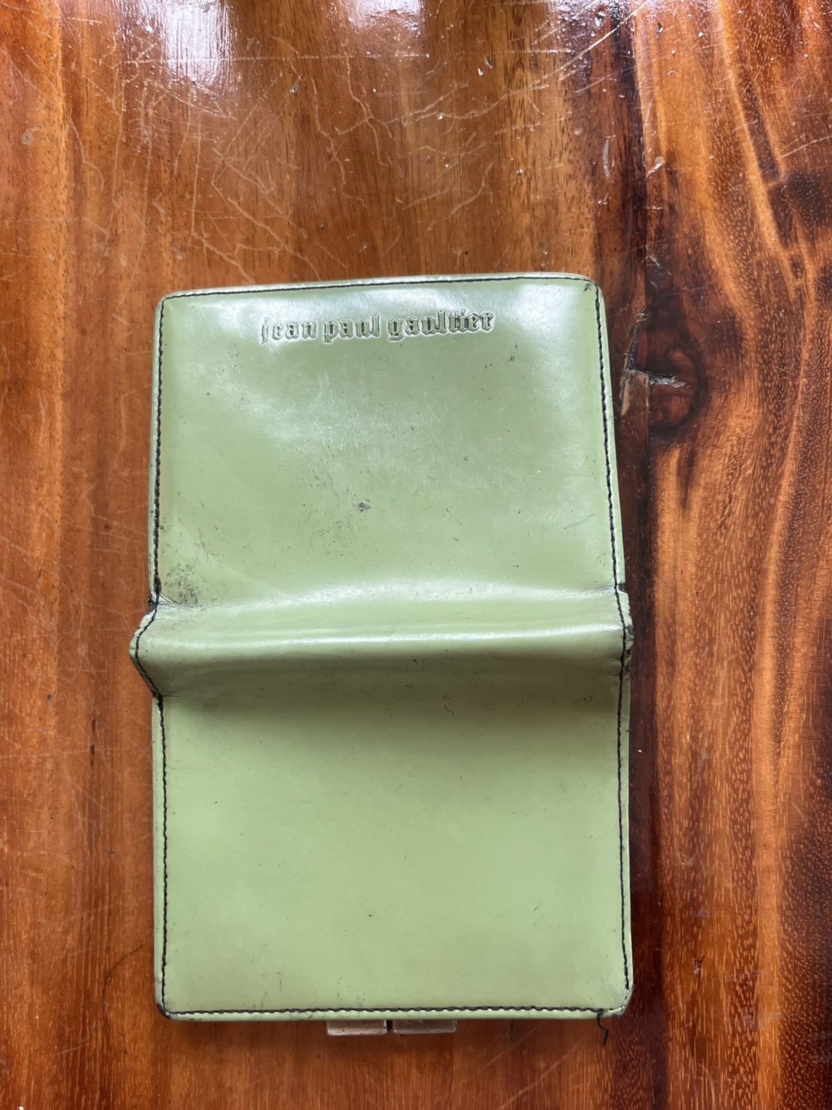Jean Paul Gaultier × Vintage Jean-Paul Gaultier Women's Green Wallet-purses Size ONE SIZE - 4 Thumbnail