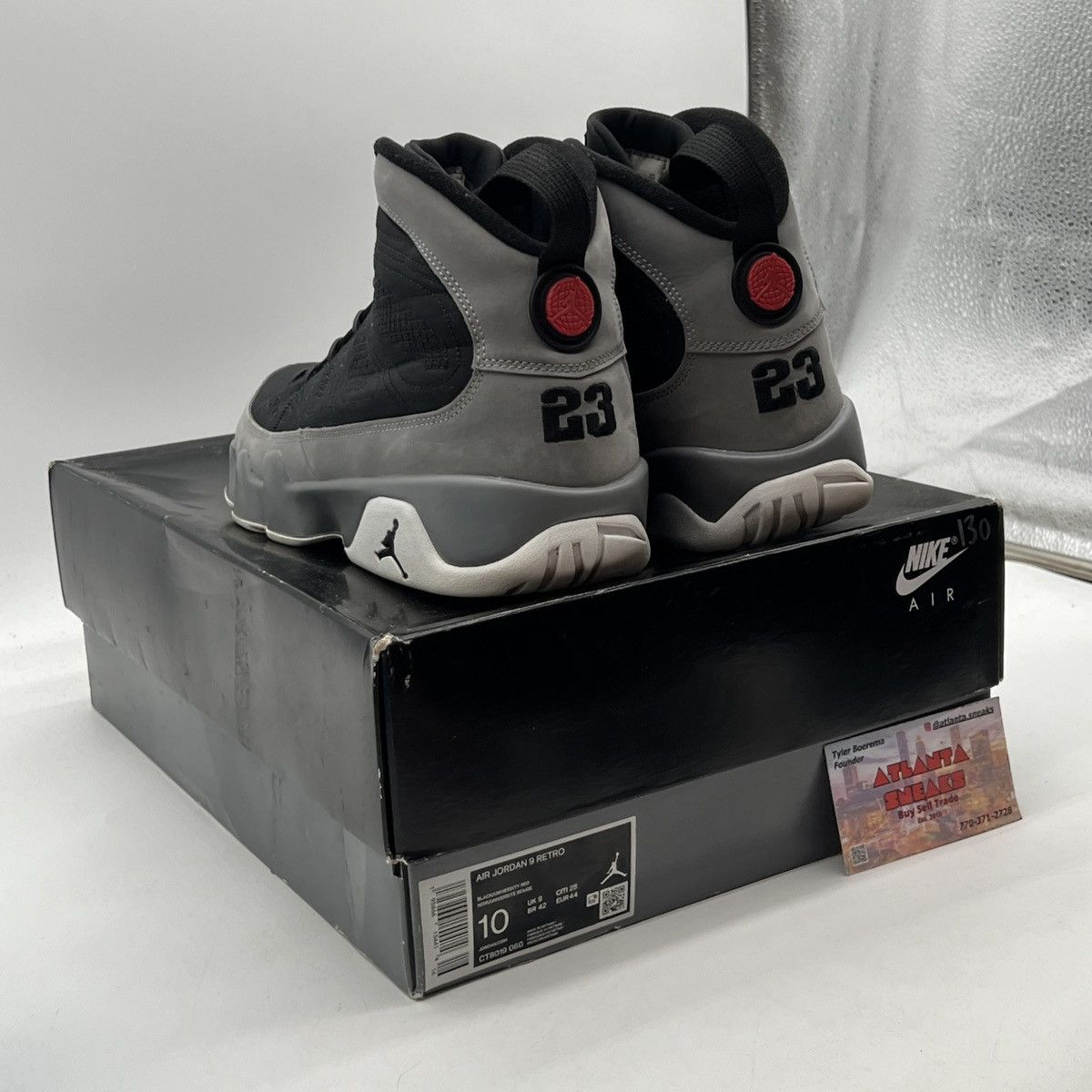 Jordan Brand Air Jordan 9 particle grey Size US 10 / EU 43 - 4 Thumbnail