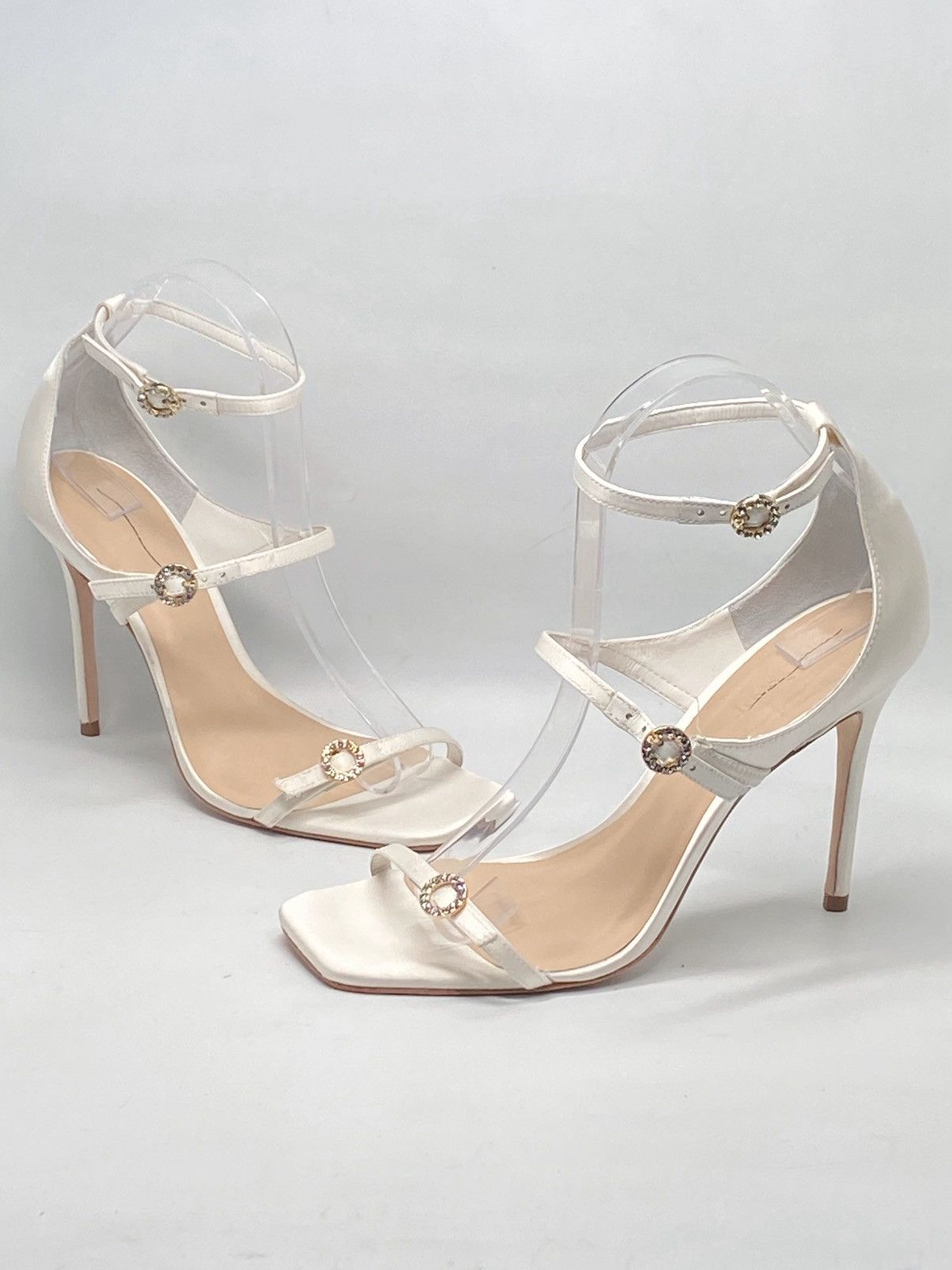 Cinq a Sept Cinq à Sept Celeste 100MM Satin High-Heel Sandals size 38 Size US 8 / IT 38 - 1 Thumbnail