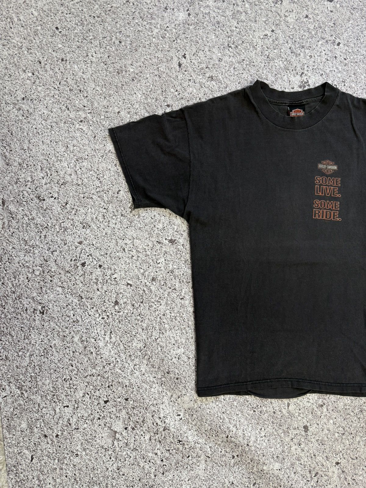 Harley Davidson × Vintage Rare Vintage Harley Davidson Some Live To Ride 1997 T-Shirt Size US L / EU 52-54 / 3 - 4 Thumbnail
